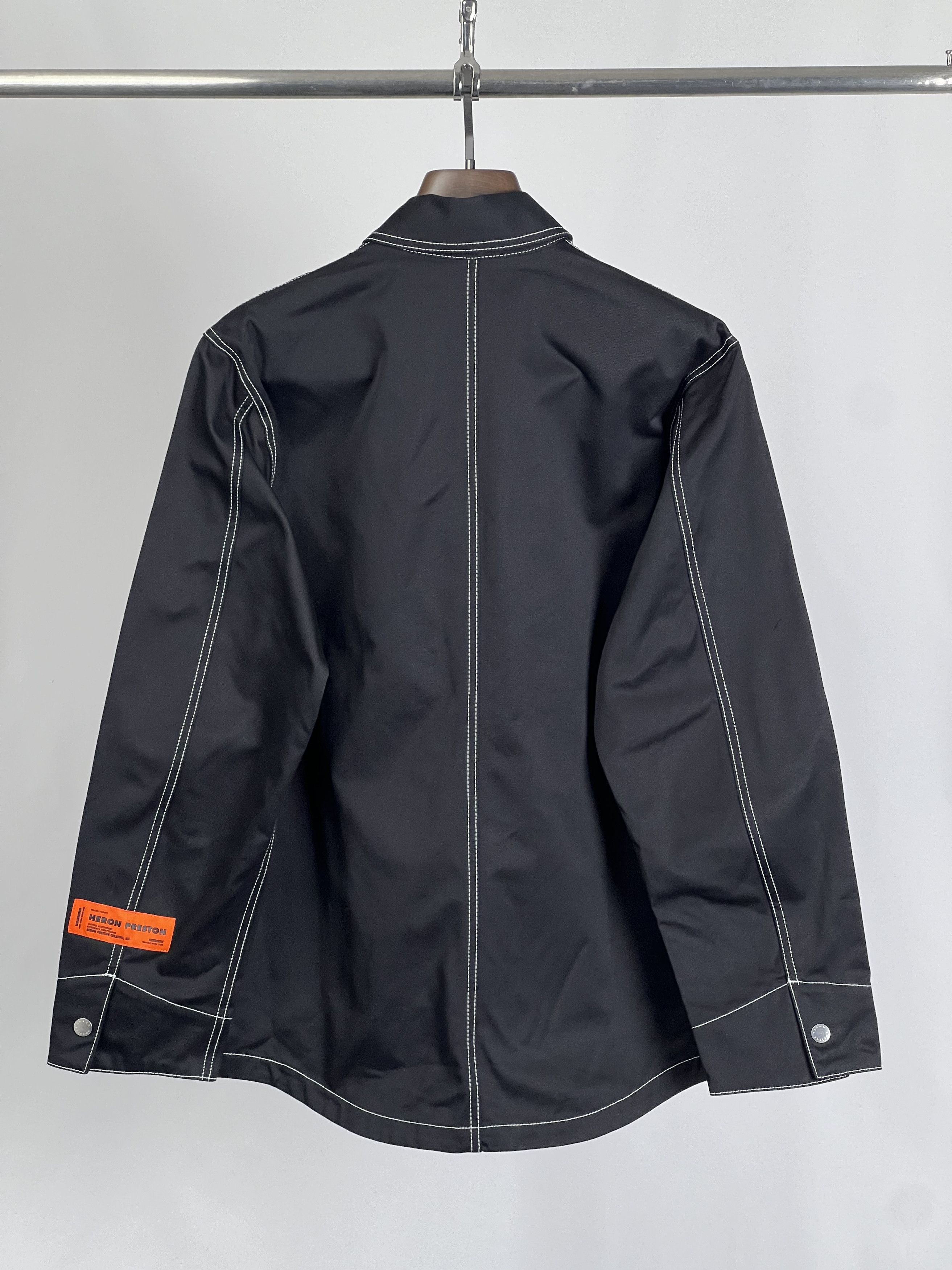 Heron Preston Brand New WHITE STITCH GHOST POCKET JKT Jacket Size US M / EU 48-50 / 2 - 4 Thumbnail