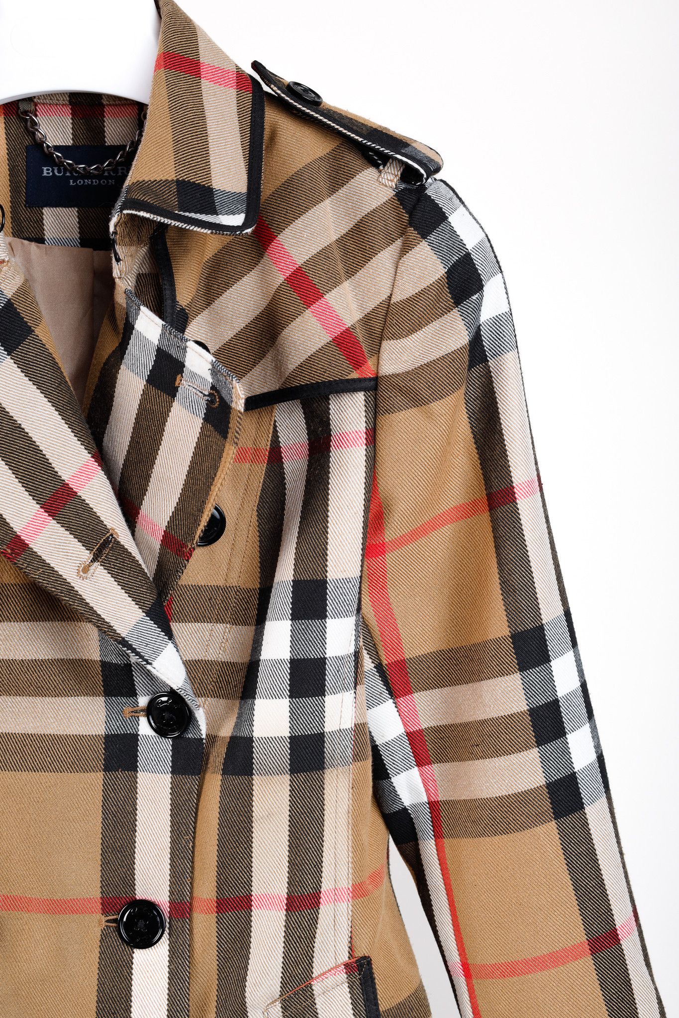 Burberry Burberry Heritage Check Brown Cotton Trench Size M / US 6-8 / IT 42-44 - 5 Thumbnail