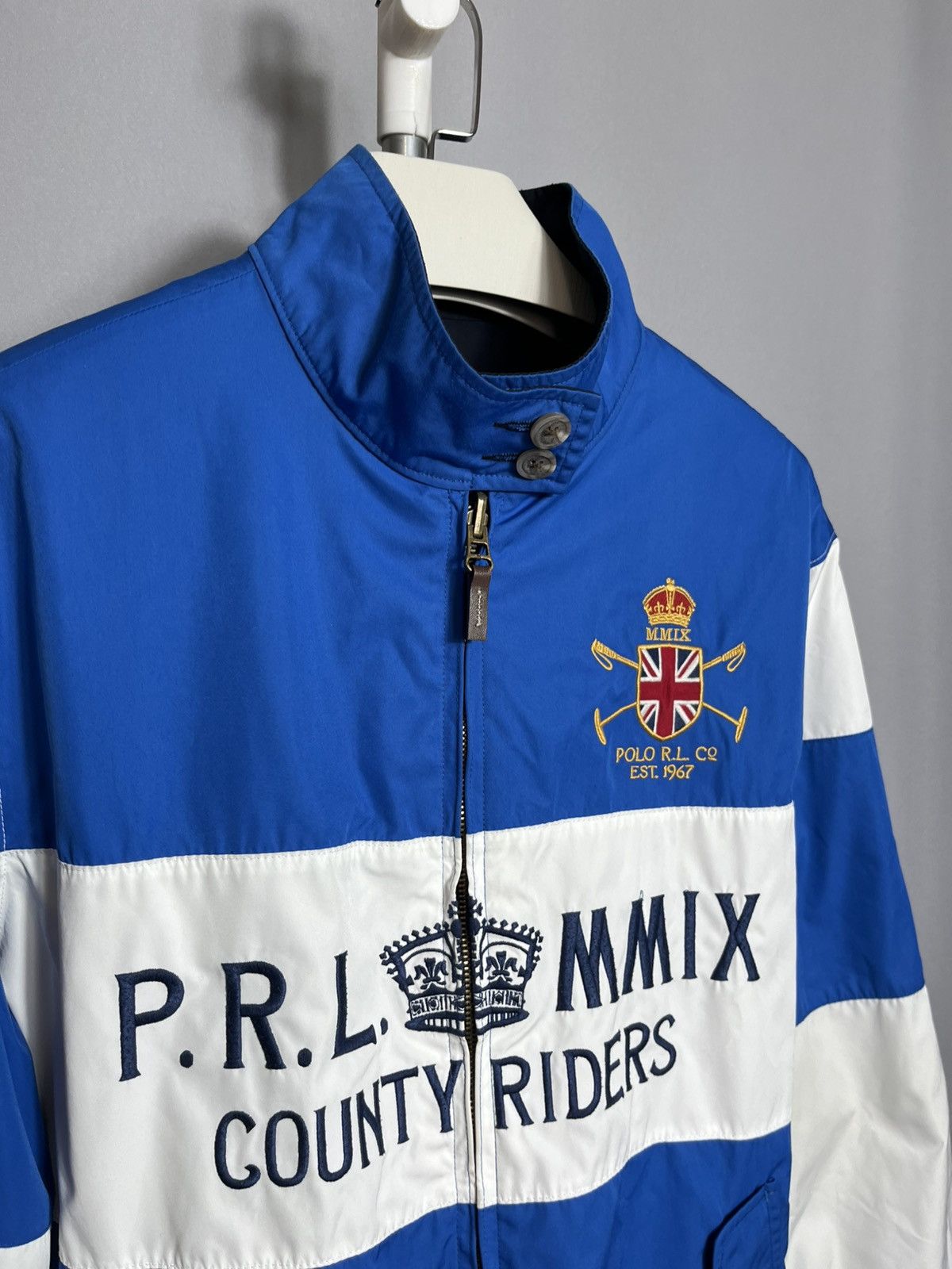 Polo Ralph Lauren Polo Ralph Lauren MMIX Reversible Jacket White Blue Casual Size US L / EU 52-54 / 3 - 4 Thumbnail