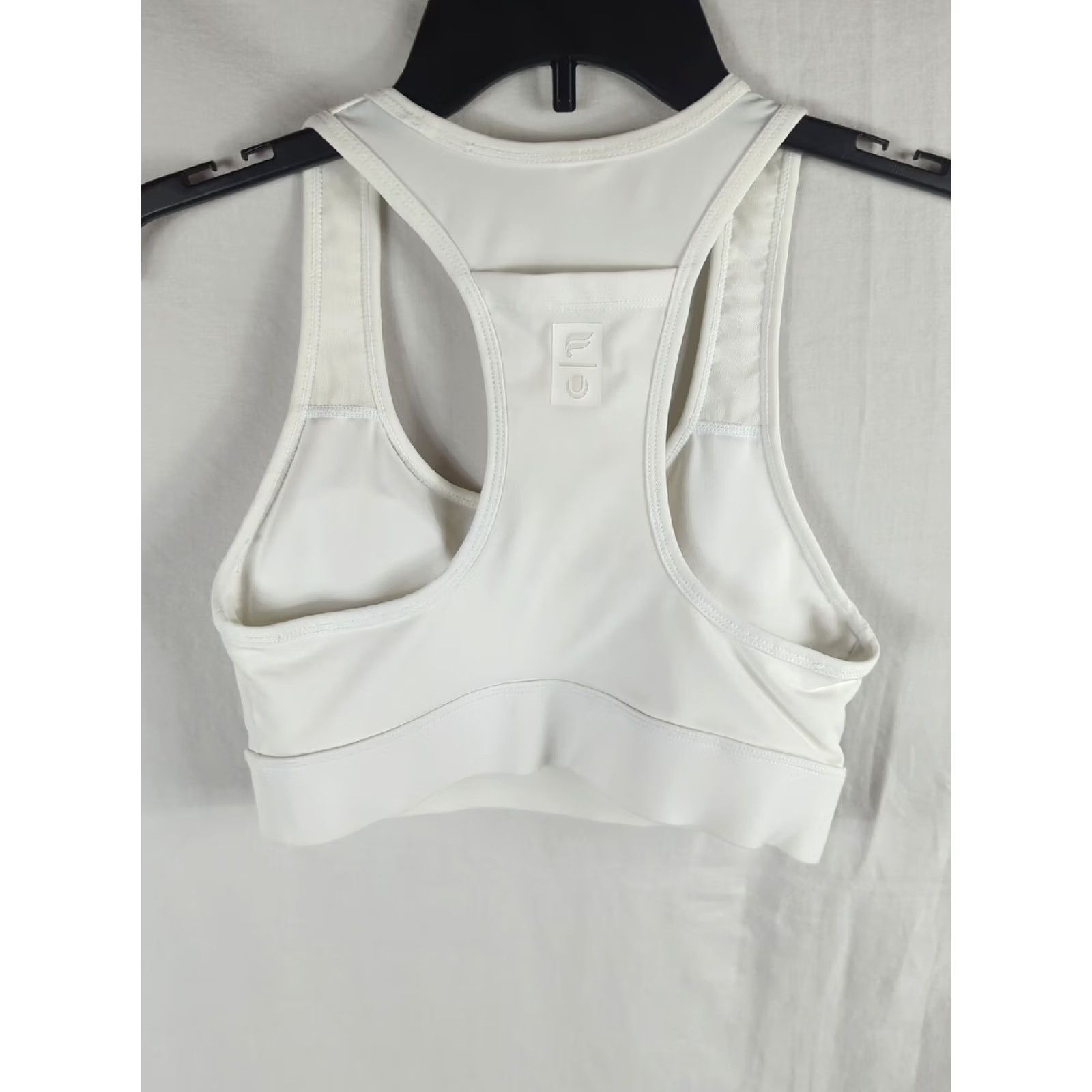 Fabletics Fabletics Women's Sport Bra On The go Medium Impact Racerback White S Size ONE SIZE - 4 Thumbnail