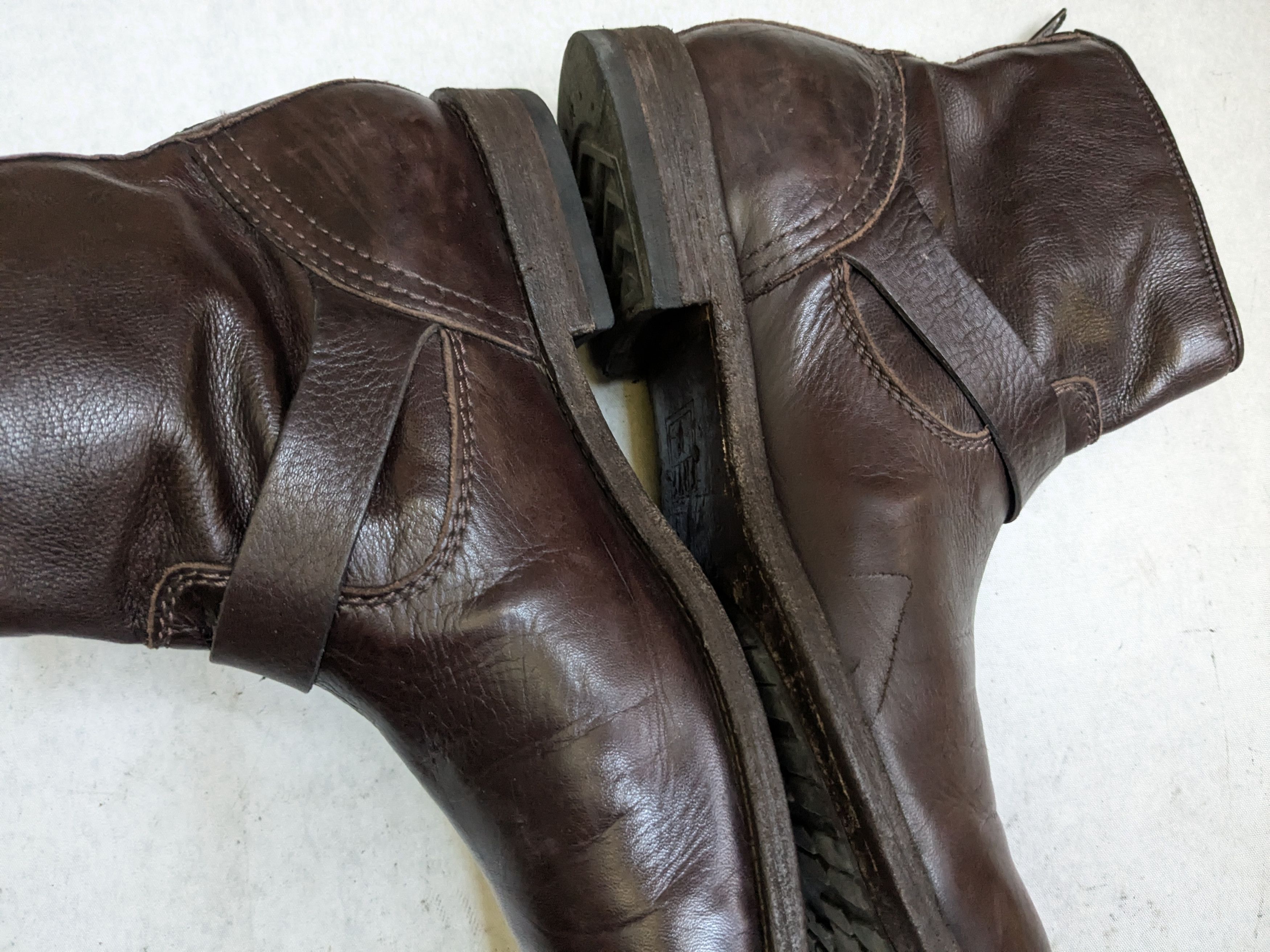 Frye Frye Harness Boots Brown 8.5 D Leather Size US 8.5 / EU 41-42 - 14 Thumbnail