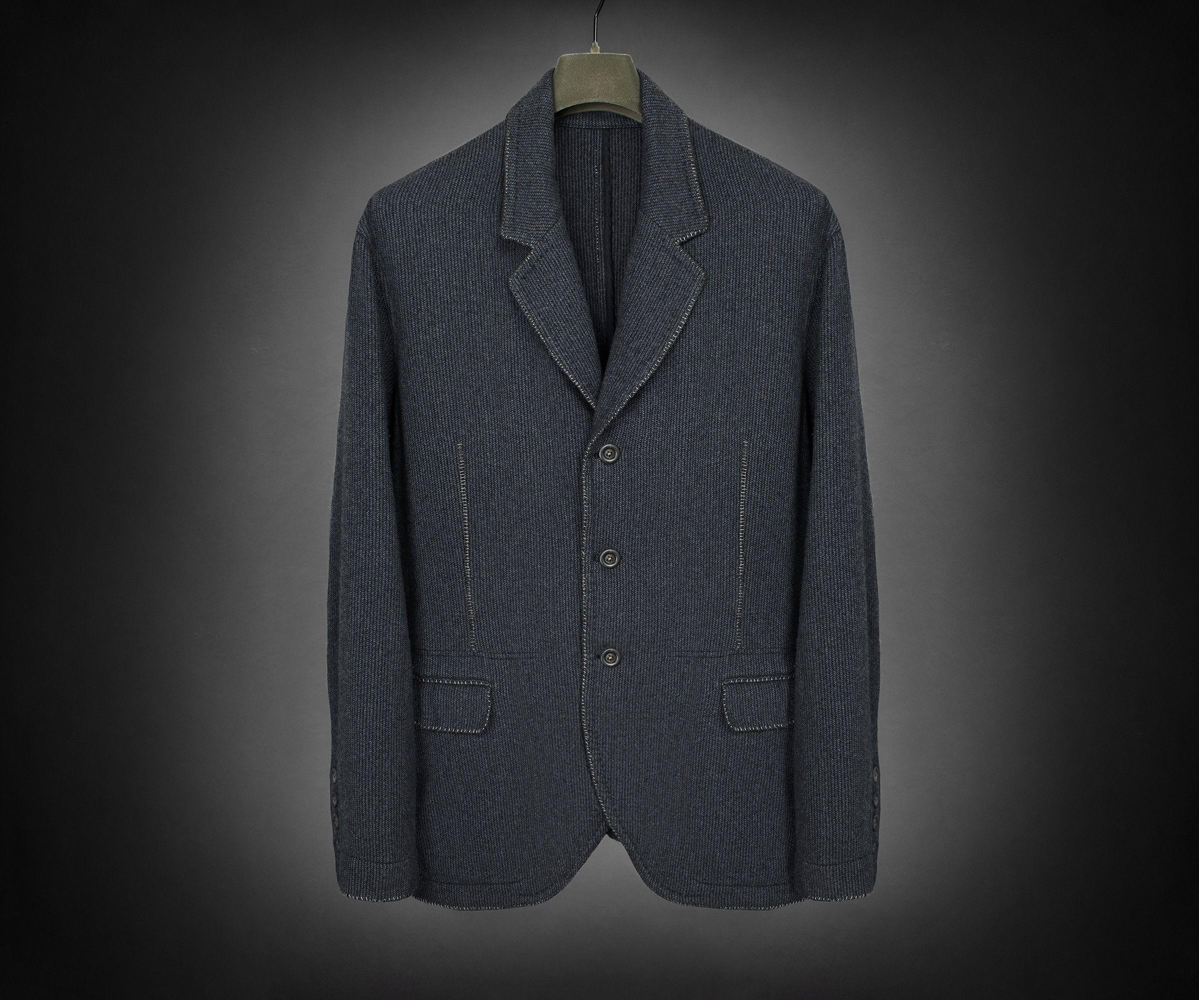 image of Casey Vidalenc Hand Stitched Relaxed Fit Blazer, Men's (Size Large)