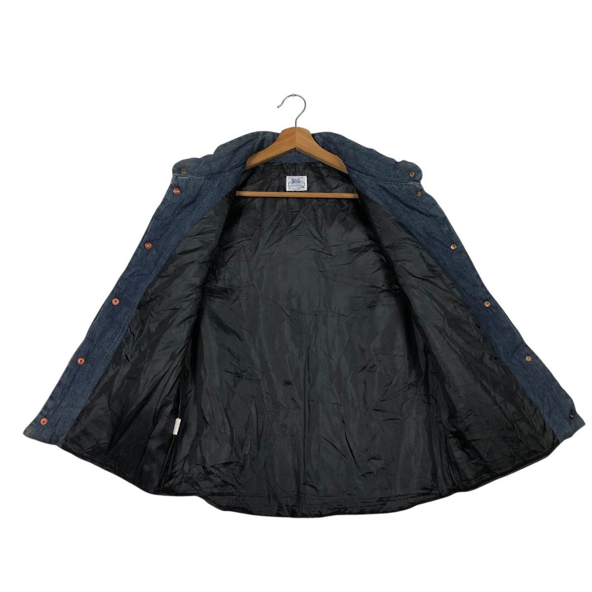 Japanese Brand Classic USA-Made Work Vest — Sanforized Denim Copper Buttons Size US M / EU 48-50 / 2 - 14 Thumbnail