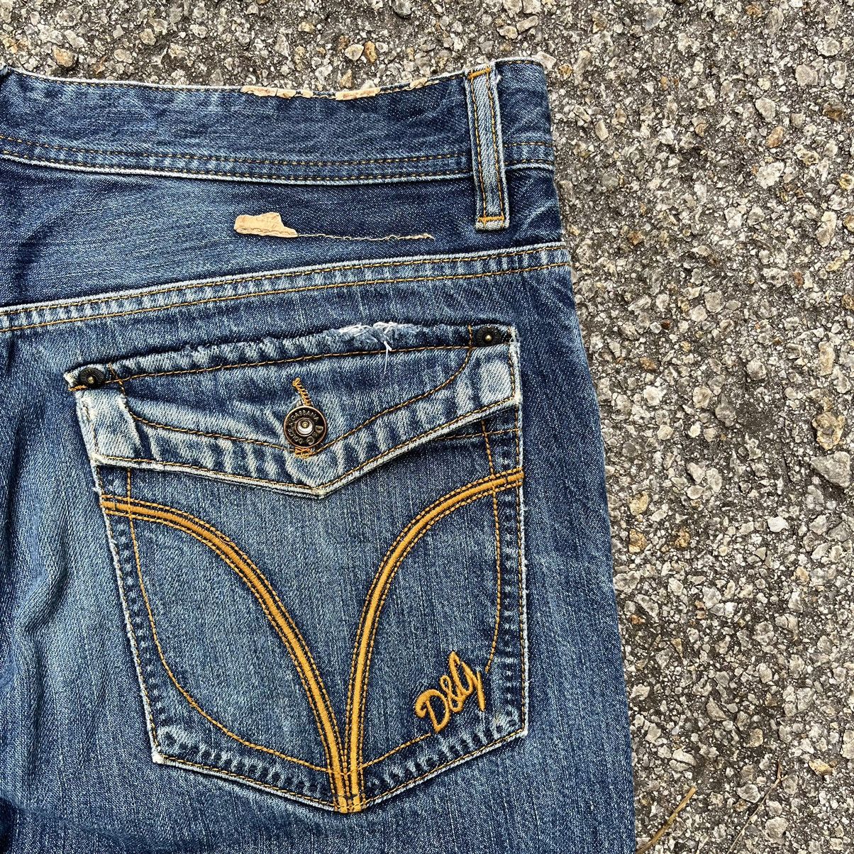 Dolce & Gabbana D&G Dolce & Gabbana Luxury Crazy Style Denim Jeans Size US 33 - 14 Thumbnail