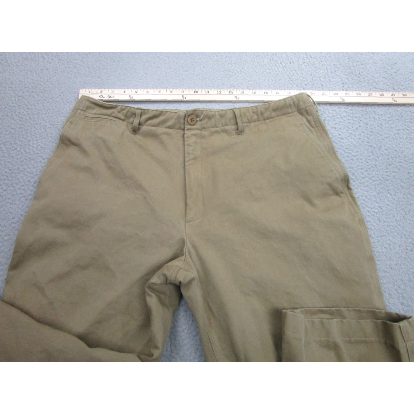 Vintage J. Peterman Pants Mens 40x32 Fits 38x32 Beige Chino Khaki Lined Warm Work Size US 40 / EU 56 - 7 Thumbnail