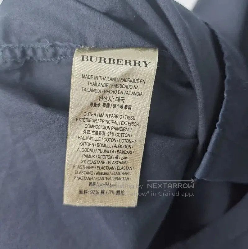 Burberry Burberry Black Cotton Summer Shirt for Women. Size L / US 10 / IT 46 - 5 Thumbnail