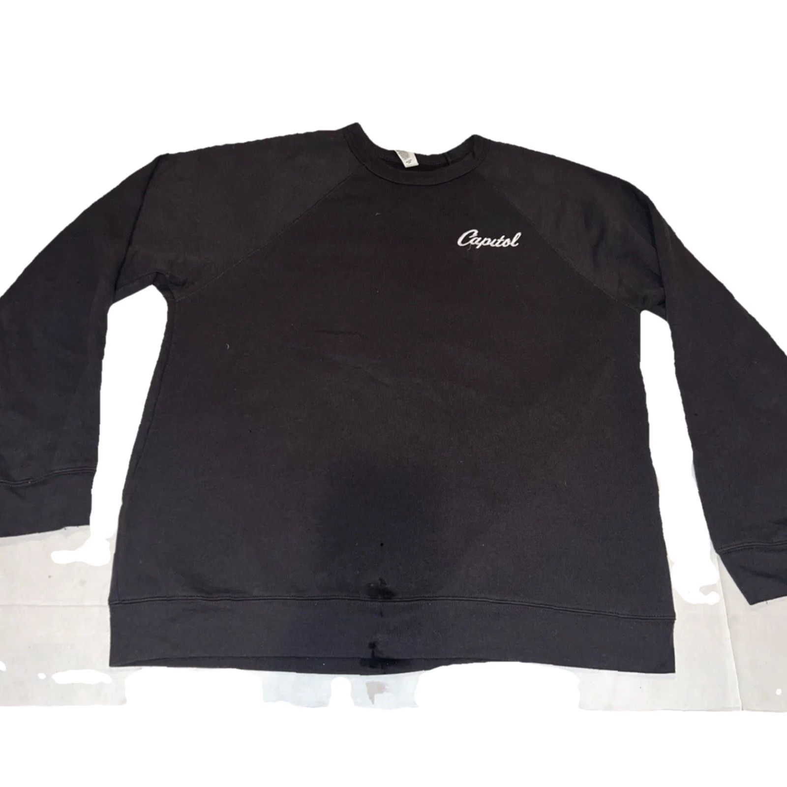 Vintage VINTAGE Capitol Records Logo Sweatshirt 2XL Gray Embroidered Bella & Canvas Men Crew Neck Long Sleeve Pullover Music Cap? Size US XXL / EU 58 / 5 - 2 Thumbnail