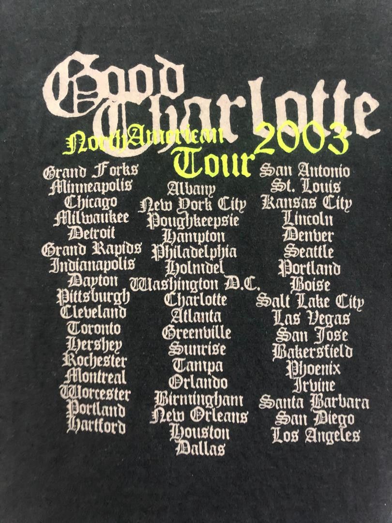 Band Tees Vintage 2006 Good Charlotte North American tour tees Size US S / EU 44-46 / 1 - 5 Thumbnail
