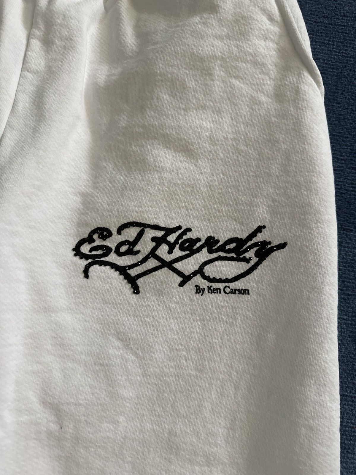 Ed Hardy × Ken Carson KEN CARSON X ED HARDY SWEATPANTS COMPLEXCON Size US 32 / EU 48 - 2 Thumbnail