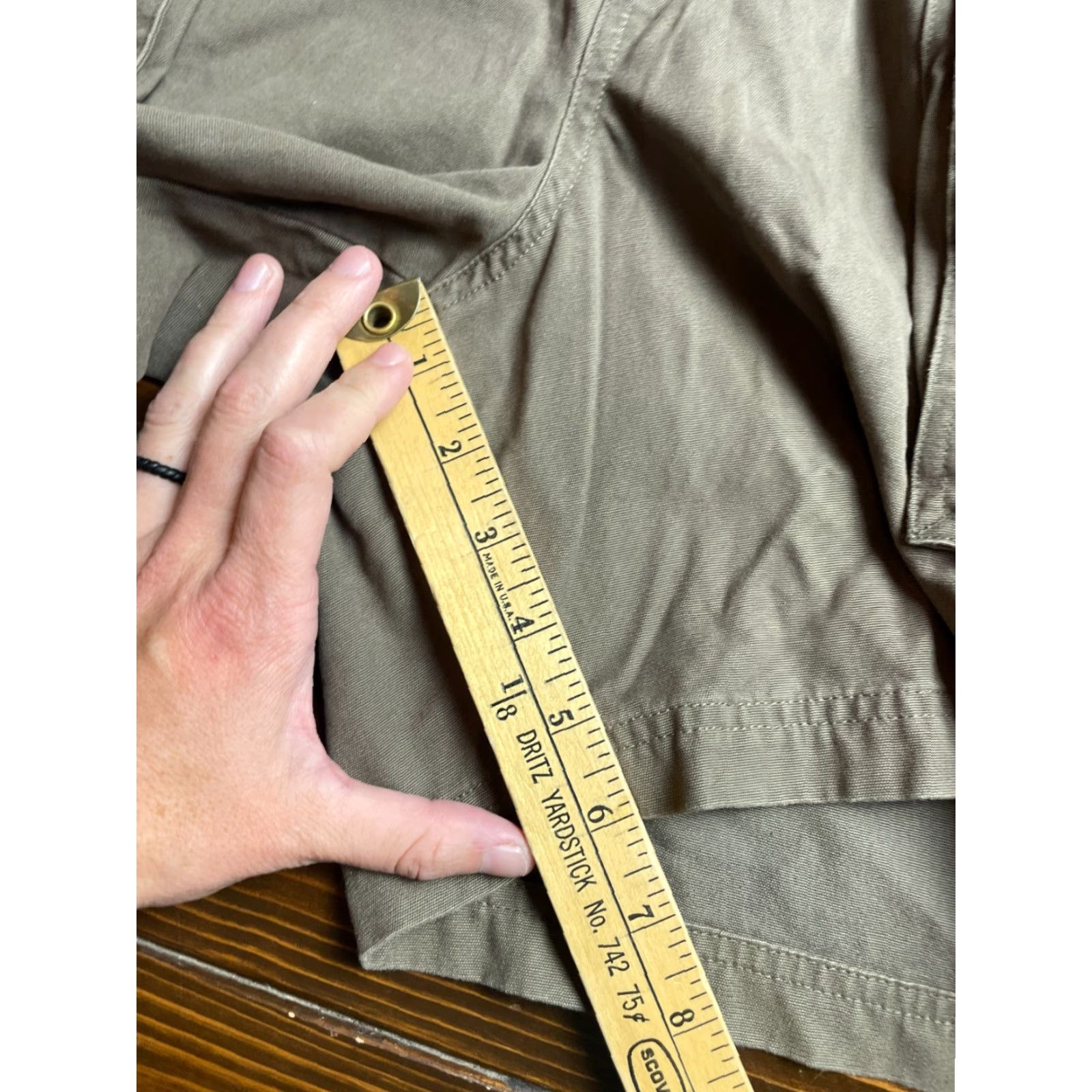 Vintage Guide Series Shorts Mens Size 36 Green Cargo Pockets Casual Travel Cotton Flat Front Inseam 6in Regular Size US 36 / EU 52 - 5 Thumbnail