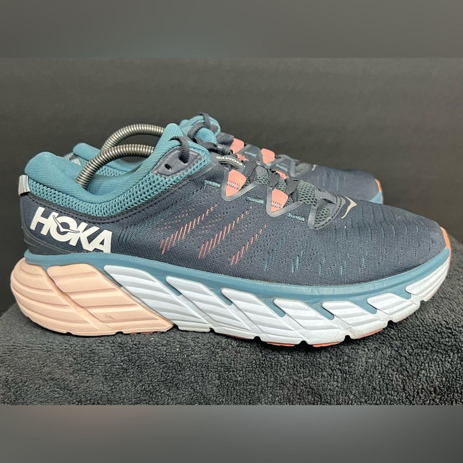 Hoka Hoka One One Gaviota 3 Women SIZE 11 B Blue Running Shoe Size US 11 / IT 41 - 4 Thumbnail