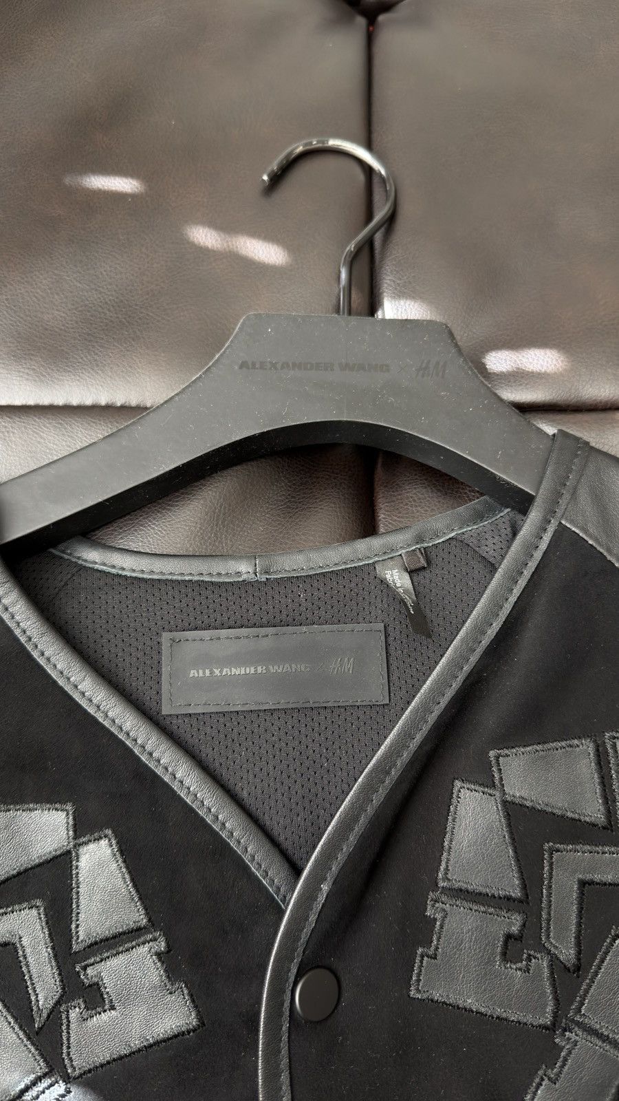 Alexander Wang × H&M Alexander Wang x H&M Baseball Jersey Size US L / EU 52-54 / 3 - 3 Thumbnail