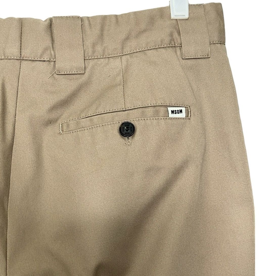 MSGM MSGM Milano men beige chino ankle pants size 48 - US 32 Size US 32 / EU 48 - 7 Thumbnail