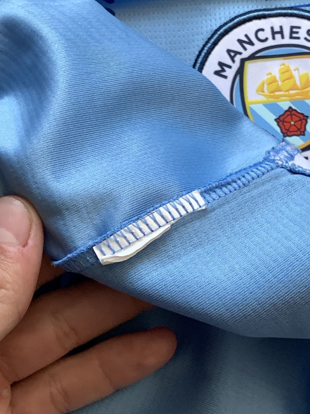 Puma 🔥PUMA MANCHESTER CITY 2023/24 HOME SOCCER JERSEY SHIRT Size US M / EU 48-50 / 2 - 10 Thumbnail