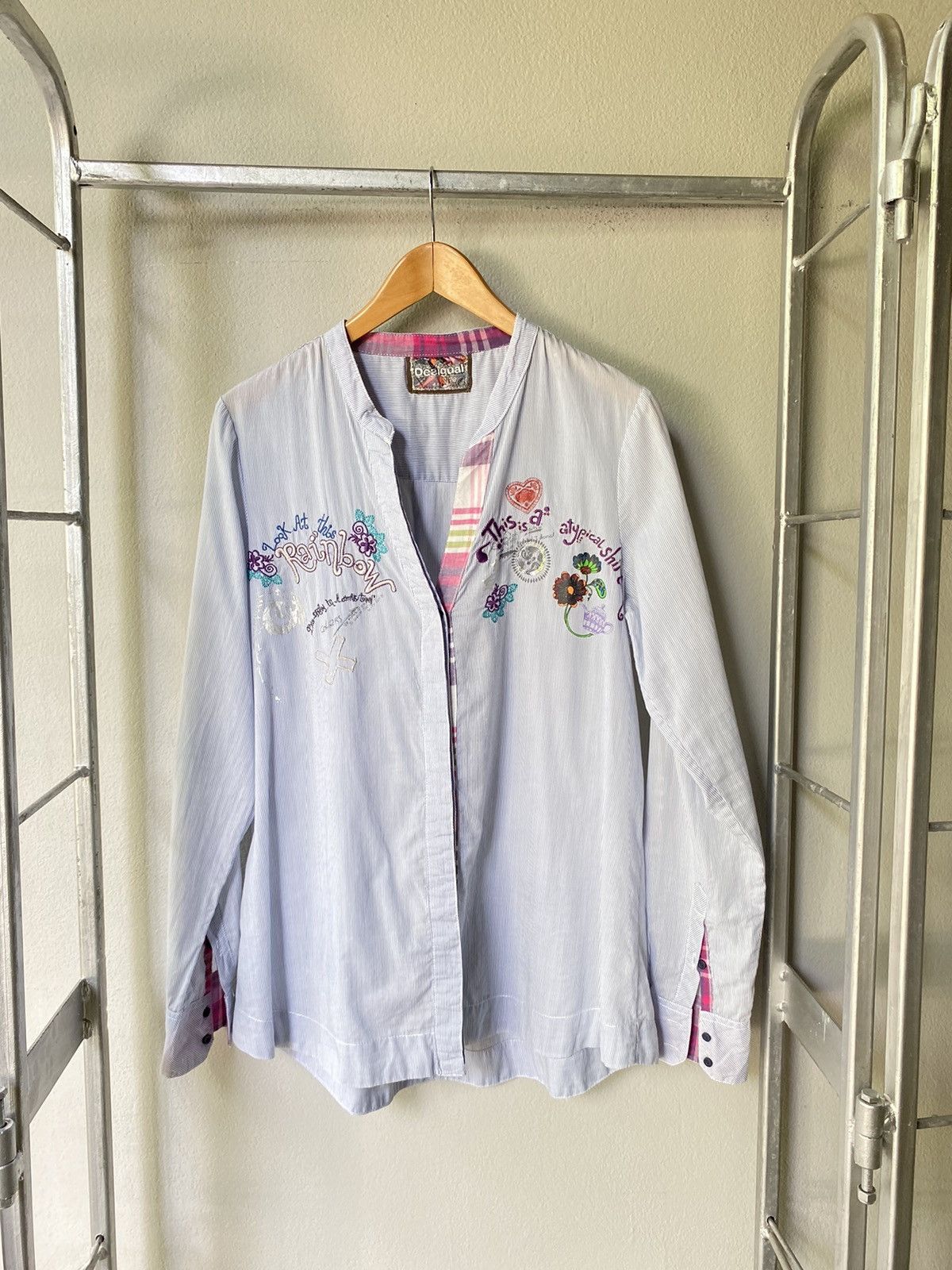 Desigual Desigual embroidery women shirt Size S / US 4 / IT 40 - 19 Thumbnail
