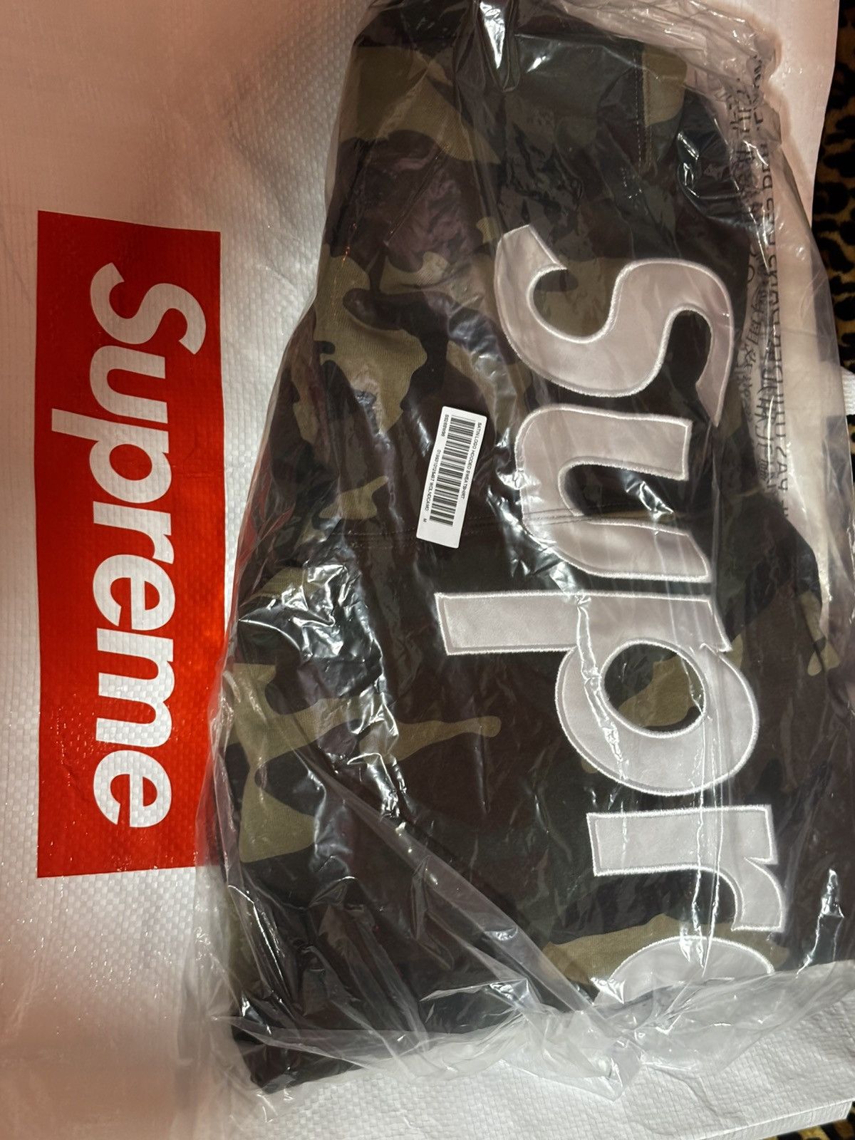 Supreme Supreme Camo Satin Applique Hoodie Size US M / EU 48-50 / 2 - 4 Thumbnail