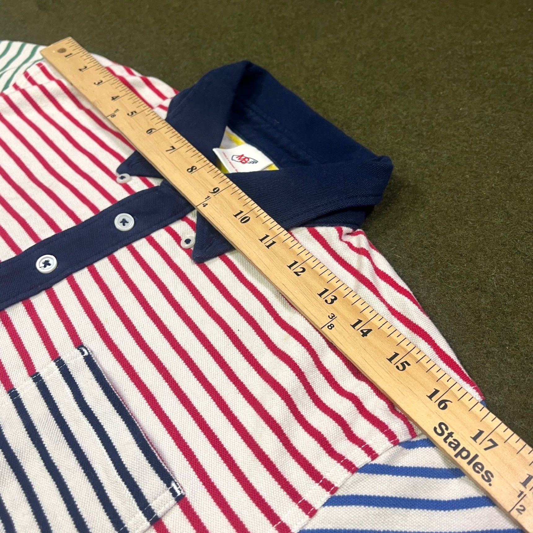 Uniqlo Uniqlo x Michael Bastian Polo Shirt Mens Large Multicolor Striped Cotton Golf Size US L / EU 52-54 / 3 - 3 Thumbnail