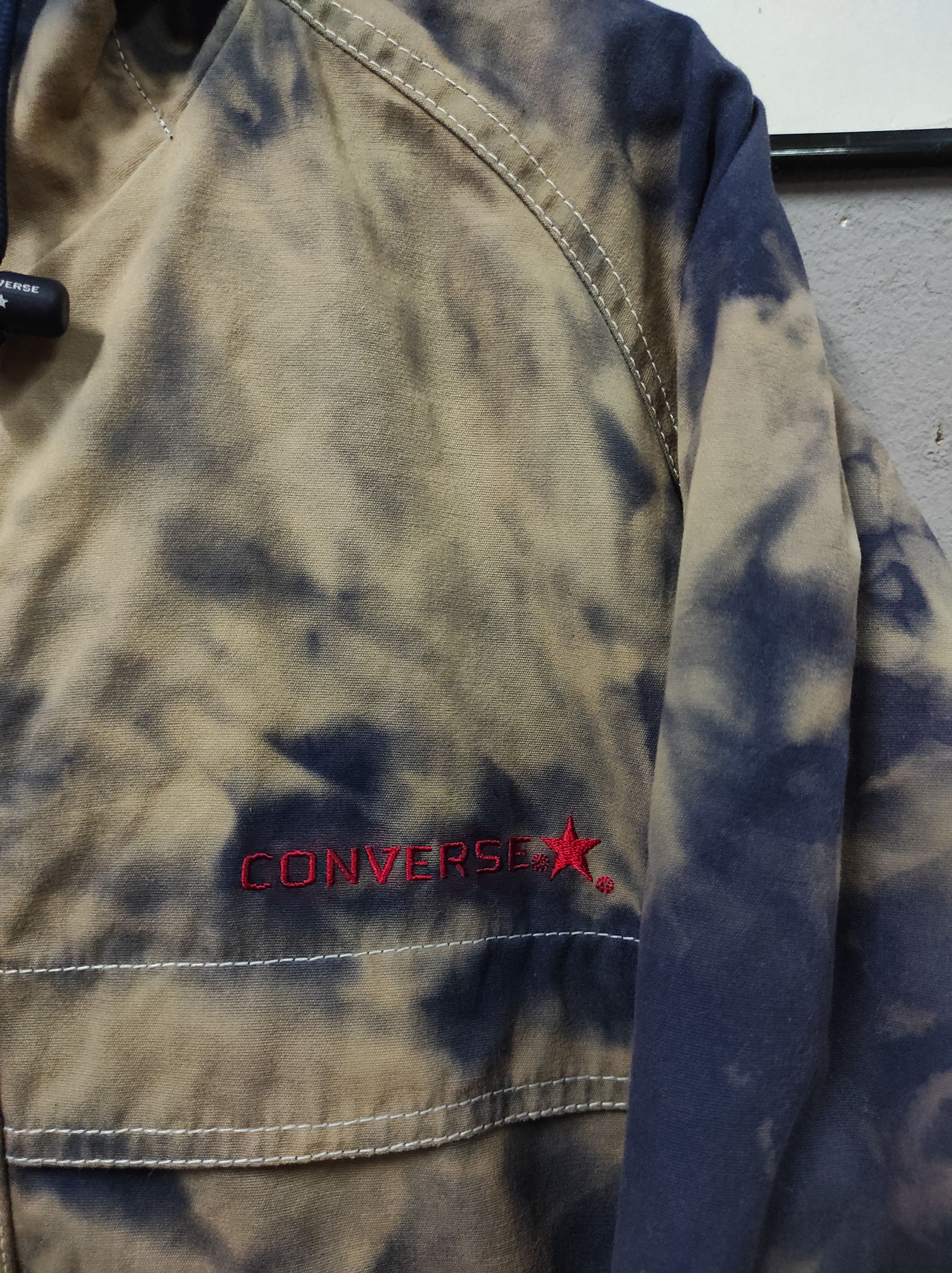 Converse × Vintage CONVERSE ALL STAR PARKA JACKET HOODED TIE DYE Size US L / EU 52-54 / 3 - 4 Thumbnail