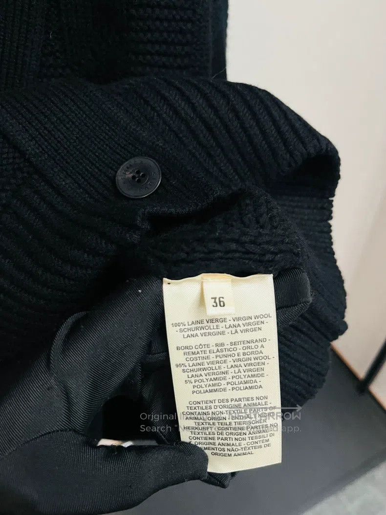 Hermes Hermes Black V-Neck Wool Knit Top Size XS / US 0-2 / IT 36-38 - 4 Thumbnail
