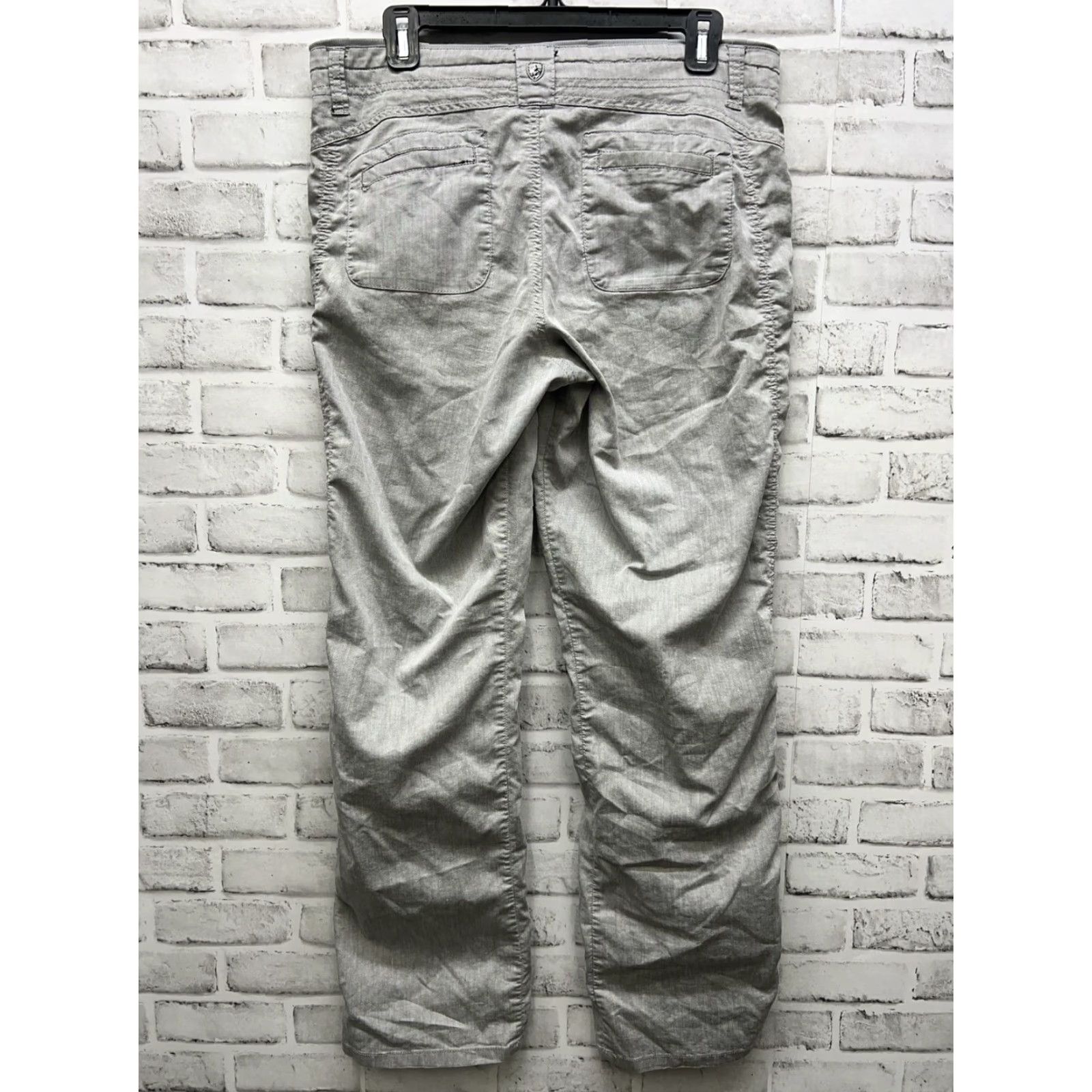Vintage KUHL Gray Chino Hiking Pants Womens Size 10 31" Inseam Regular Size 32" / US 10 / IT 46 - 4 Thumbnail