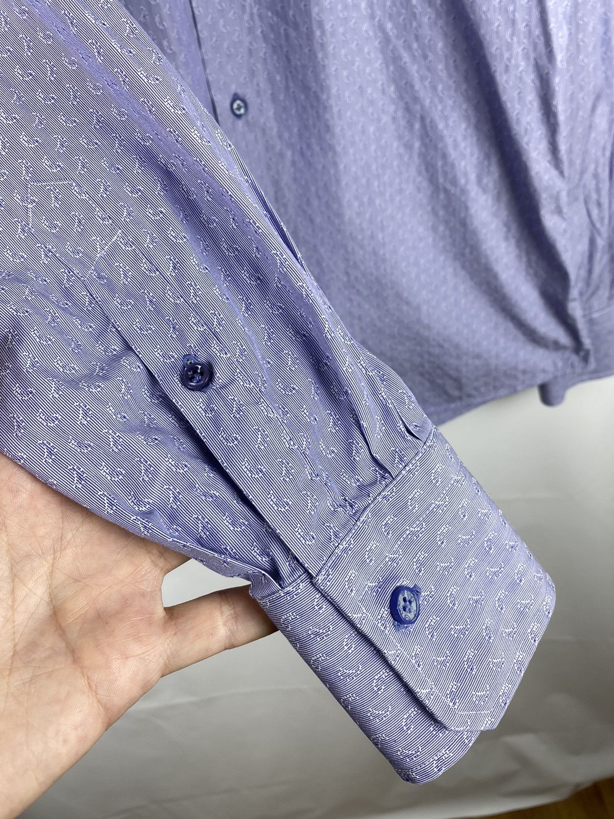Pal Zileri Pal Zileri Paisley Print Shirt Button Up size 15 1/2 39 Size US S / EU 44-46 / 1 - 5 Thumbnail