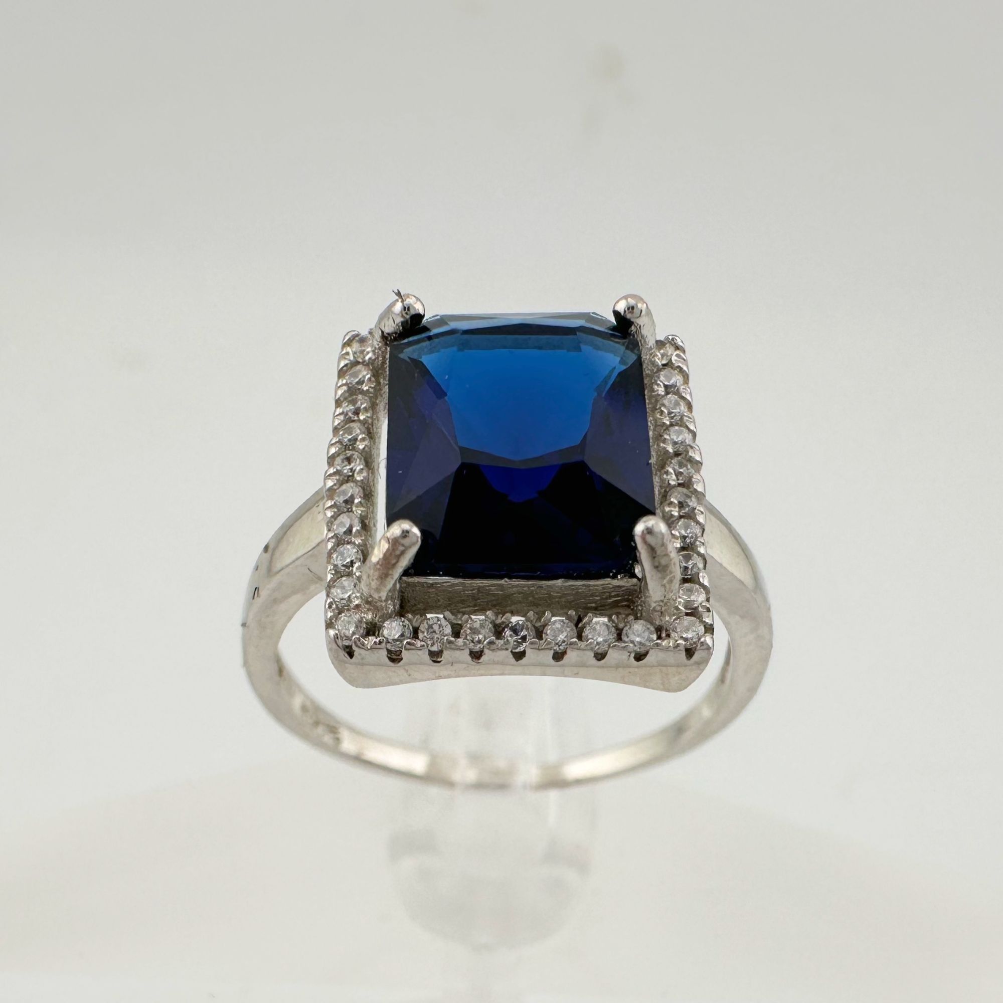 Other 4.10 Carat Lab Created Deep Blue & White Sapphire Ring Size Size ONE SIZE - 5 Thumbnail