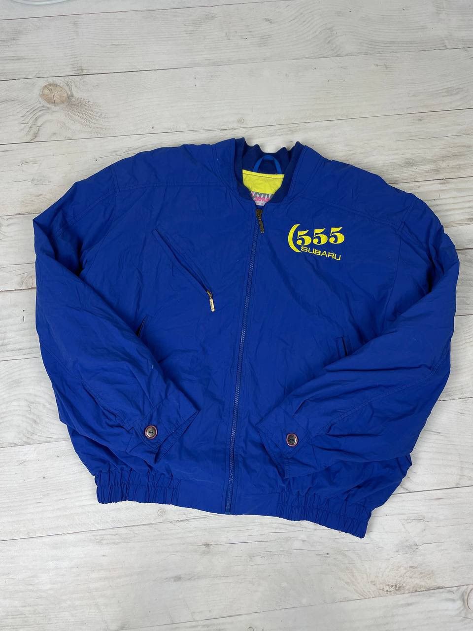 Vintage Subaru 555 World Rally Team Bomber Jacket