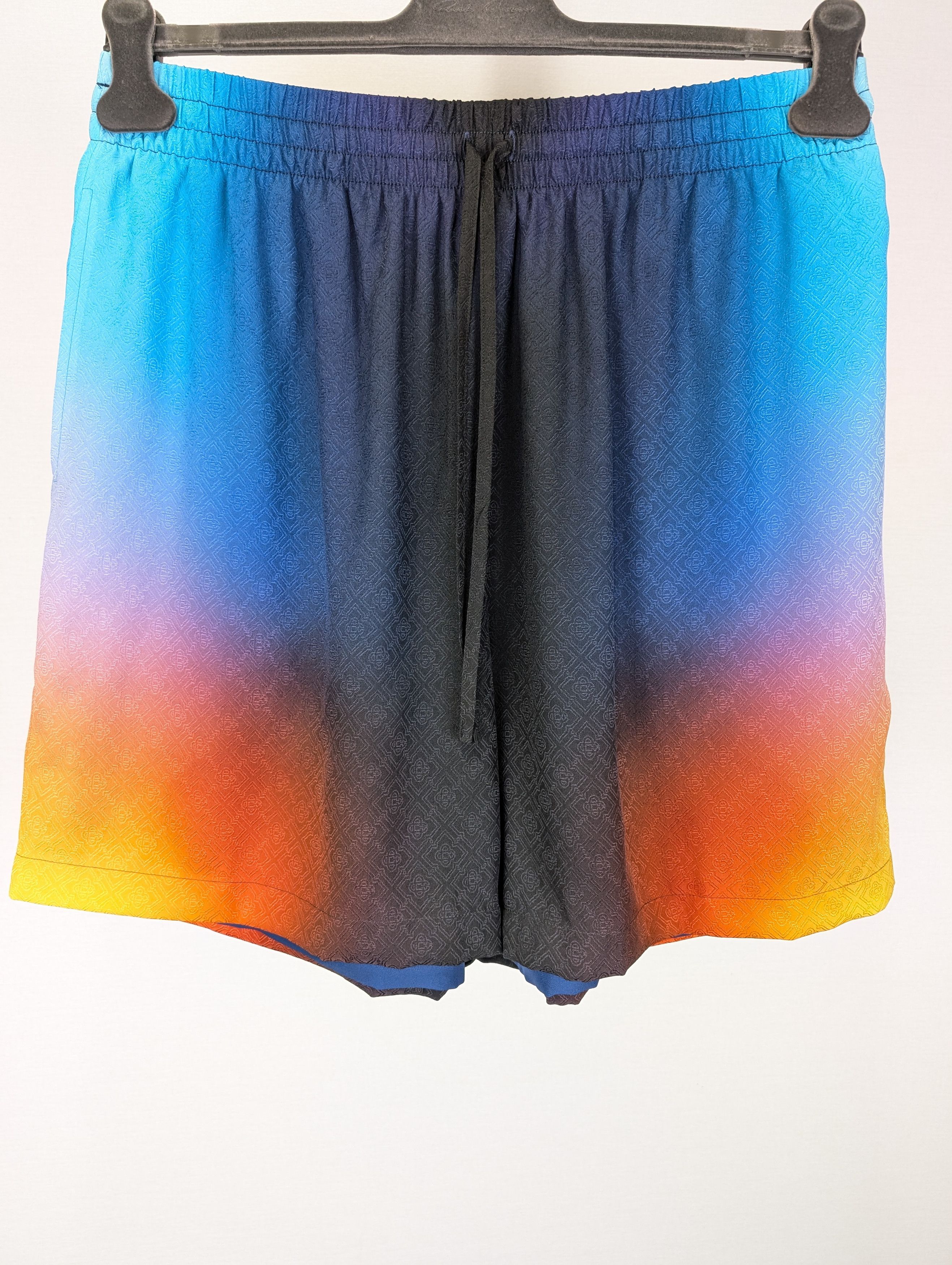 Casablanca o1rshd1 DUP / Drawstring Silk Shorts in Gradient Size US 38 / EU 54 - 3 Thumbnail