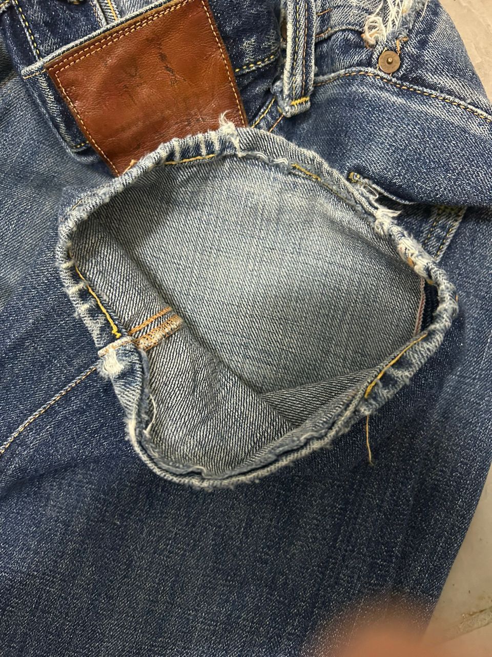 Vtg Evisu Yamane No 1 Special Distressed
