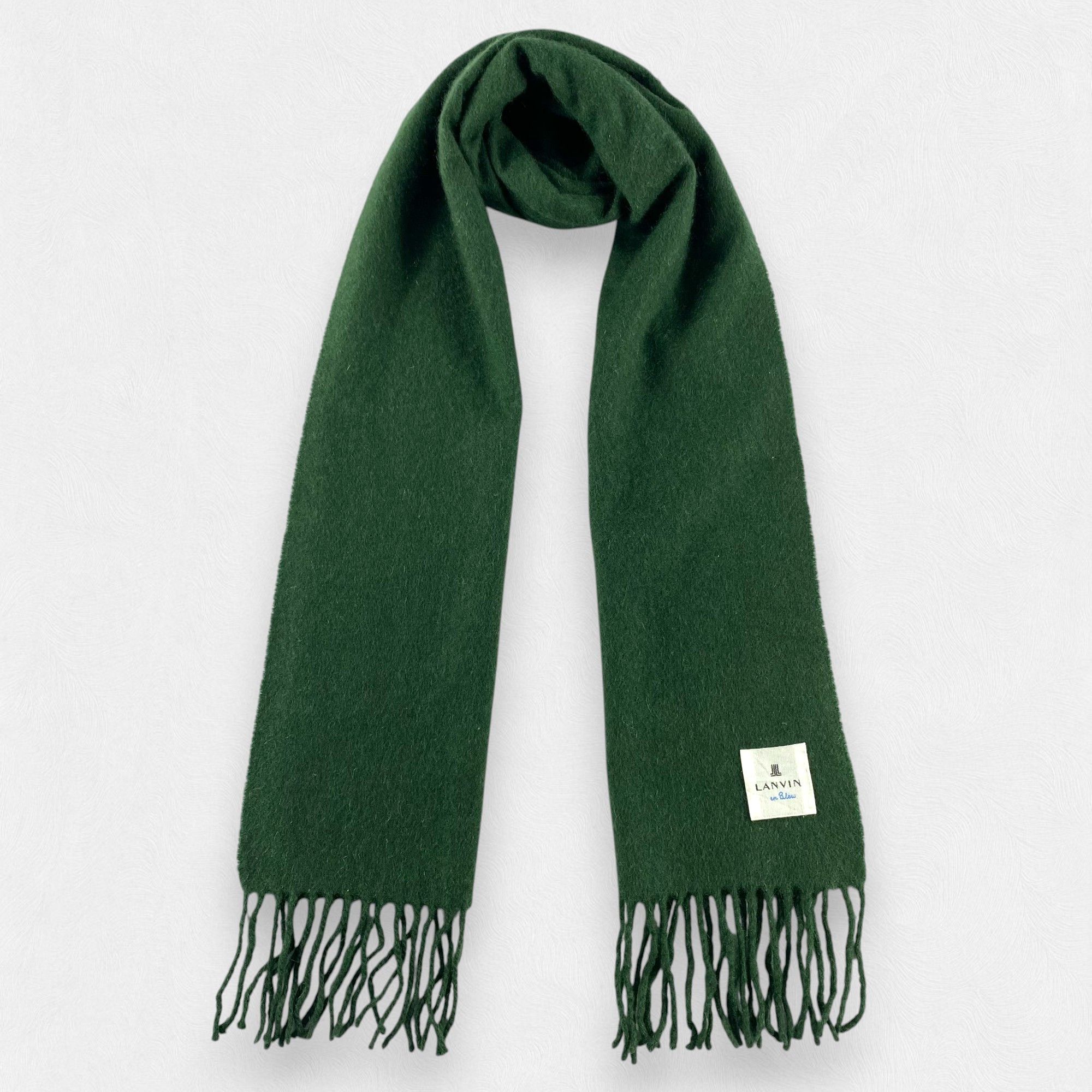 Lanvin Lanvin Plain Scarf Neck Wrap Cashmere Muffler Size ONE SIZE - 1 Thumbnail