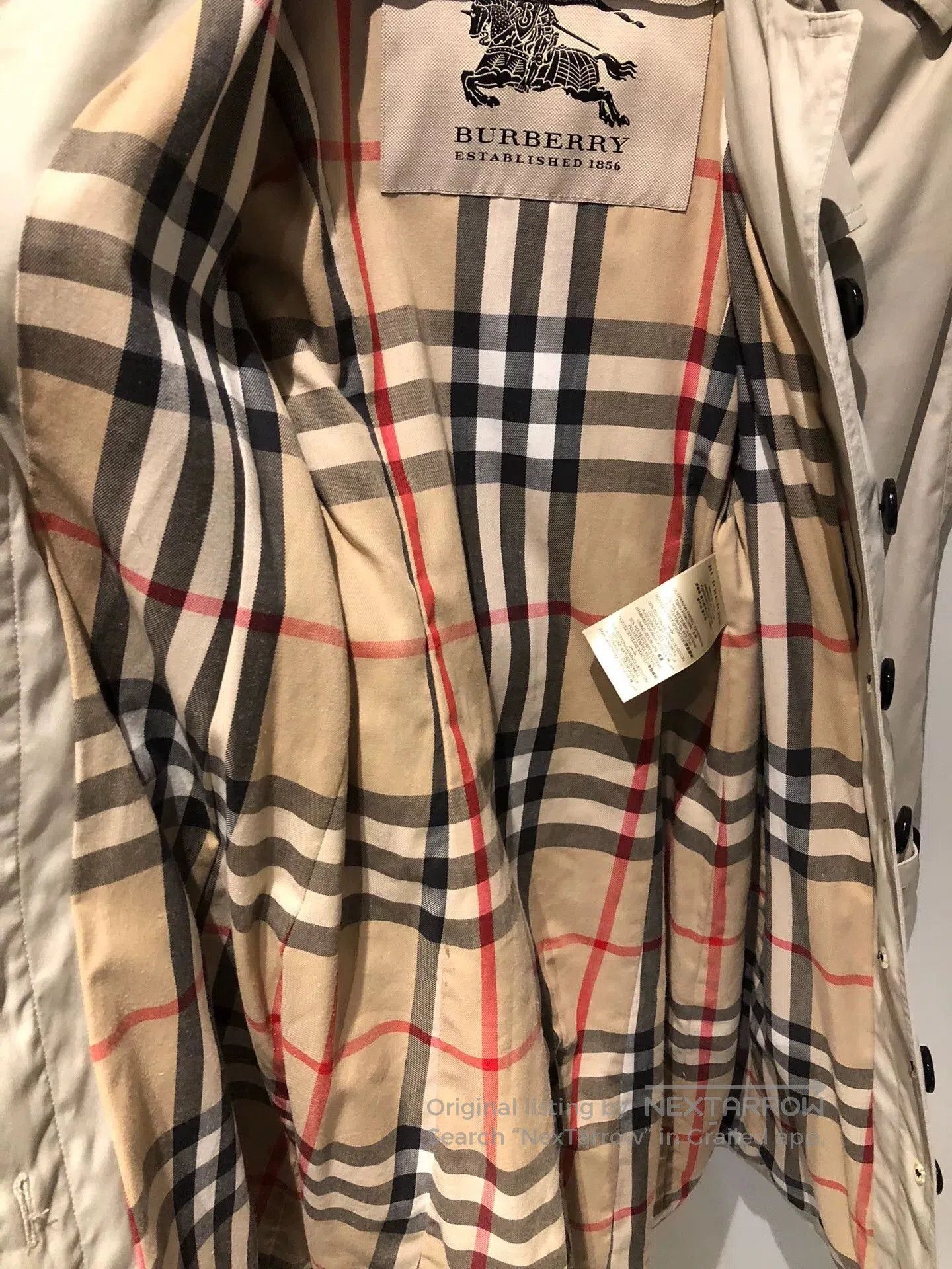 Burberry Burberry Runway Trench Coat. Size XS / US 0-2 / IT 36-38 - 6 Thumbnail