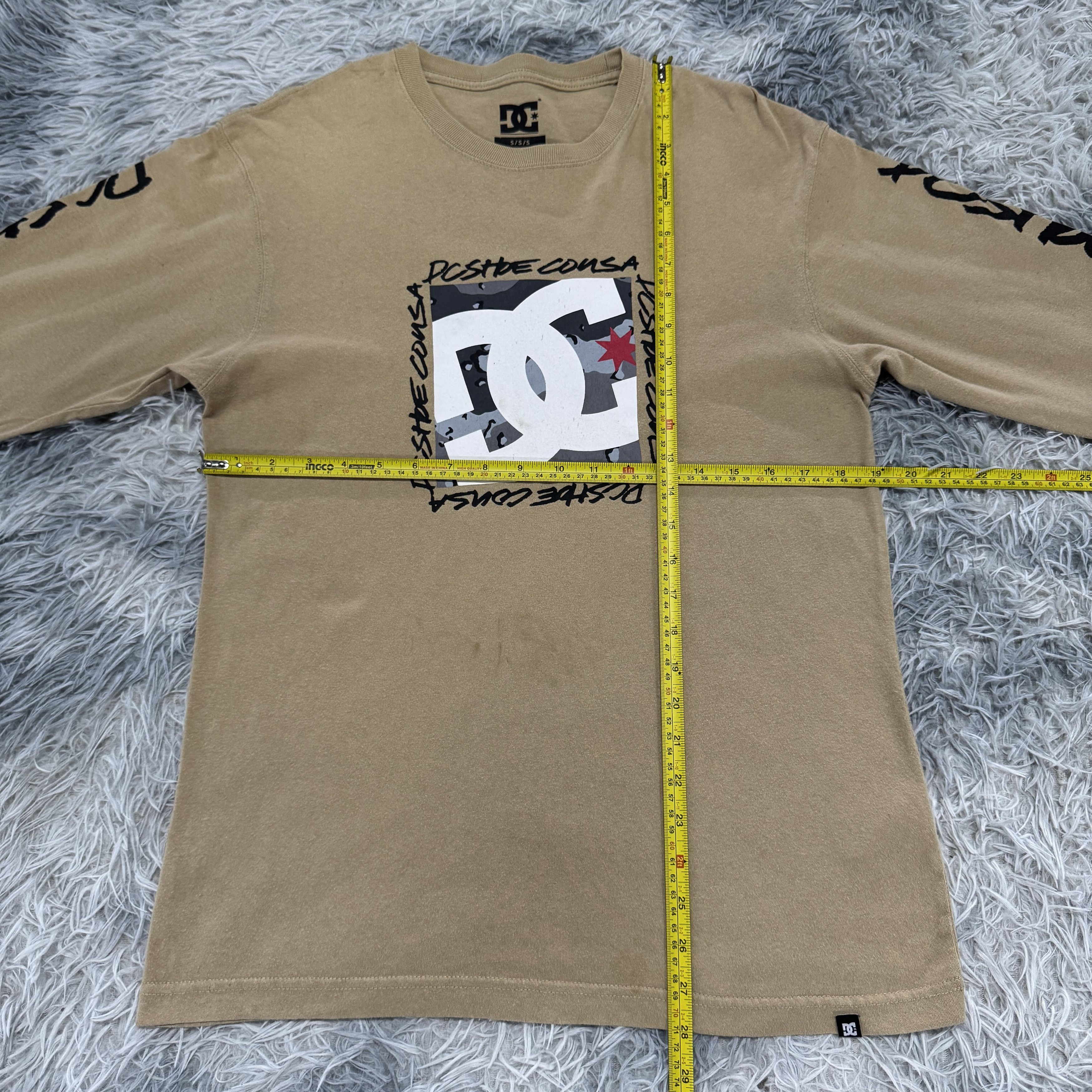 Vintage DC Shoes Long-sleeve DC Big Logo T-shirt Size US S / EU 44-46 / 1 - 8 Thumbnail