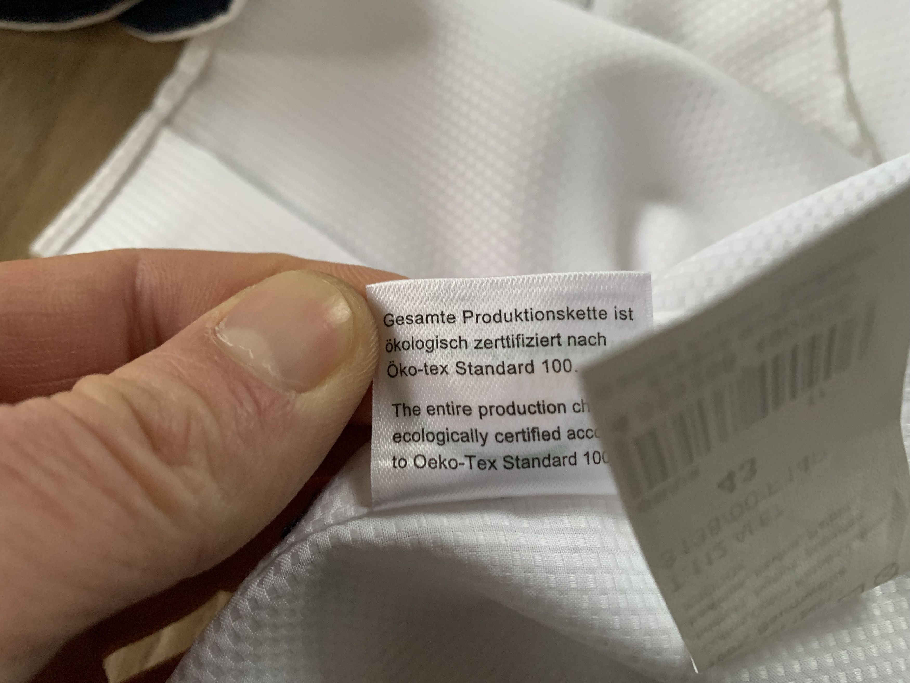 Designer Eterna Slim Fit White Long Sleeve Shirt Size US XL / EU 56 / 4 - 7 Thumbnail