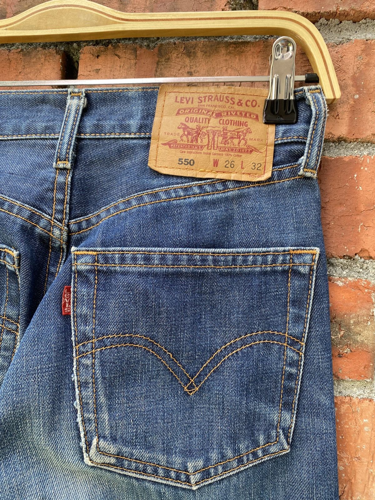 Levi's Vintage Clothing W28x32 Vintage levi's 550 flare bootcut bell bottom Size 28" / US 6 / IT 42 - 3 Thumbnail