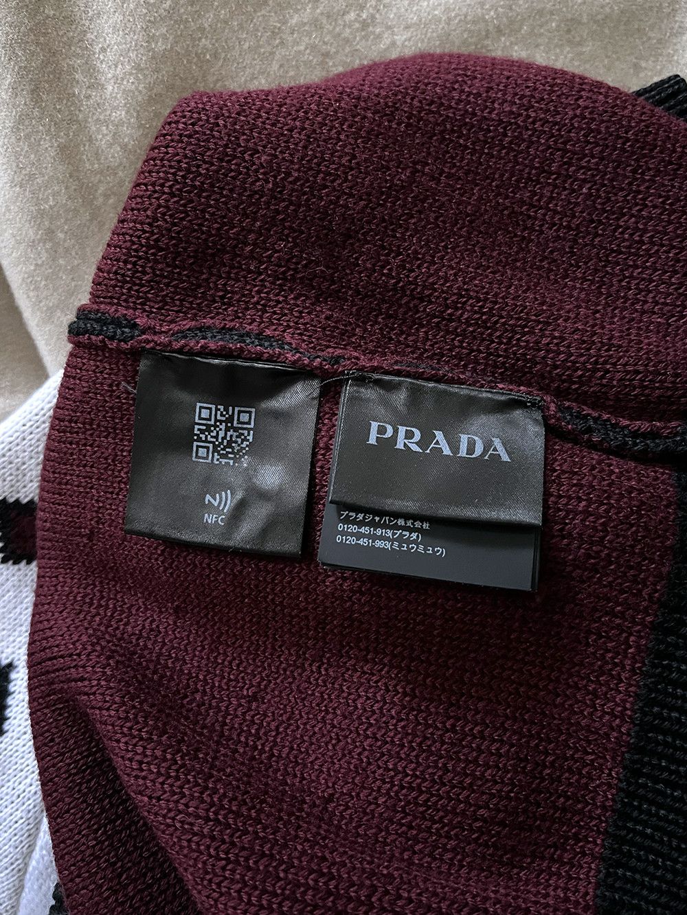 Prada FW20 Jacquard Wool Sweater Size US M / EU 48-50 / 2 - 6 Thumbnail