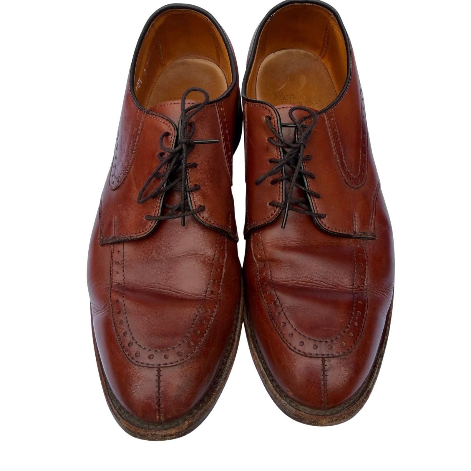 Allen Edmonds Allen Edmonds Kingsley Wingtip Oxford 10.5D Brown Size US 10.5 / EU 43-44 - 5 Thumbnail