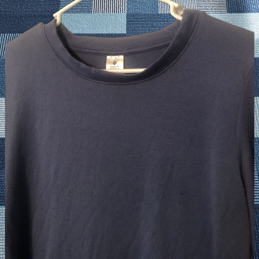 Vintage Member's Mark Favorite Womens Blue Long Sleeve Soft Rib Blouse Top Size M Shirt Adult Regular Blue (M) Womens Size M / US 6-8 / IT 42-44 - 1 Thumbnail