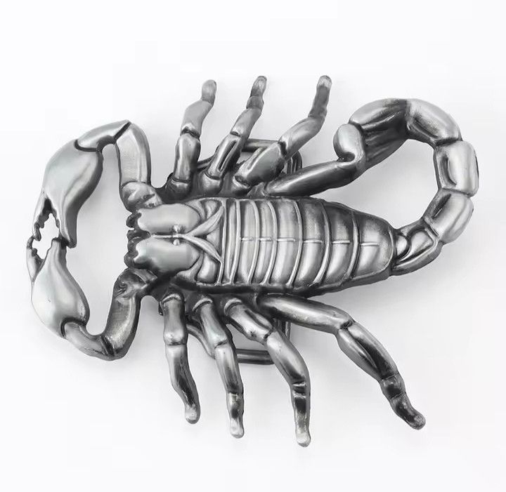Vintage Silver Scorpion Buckle Belt ( no belt ) Size ONE SIZE - 1 Thumbnail