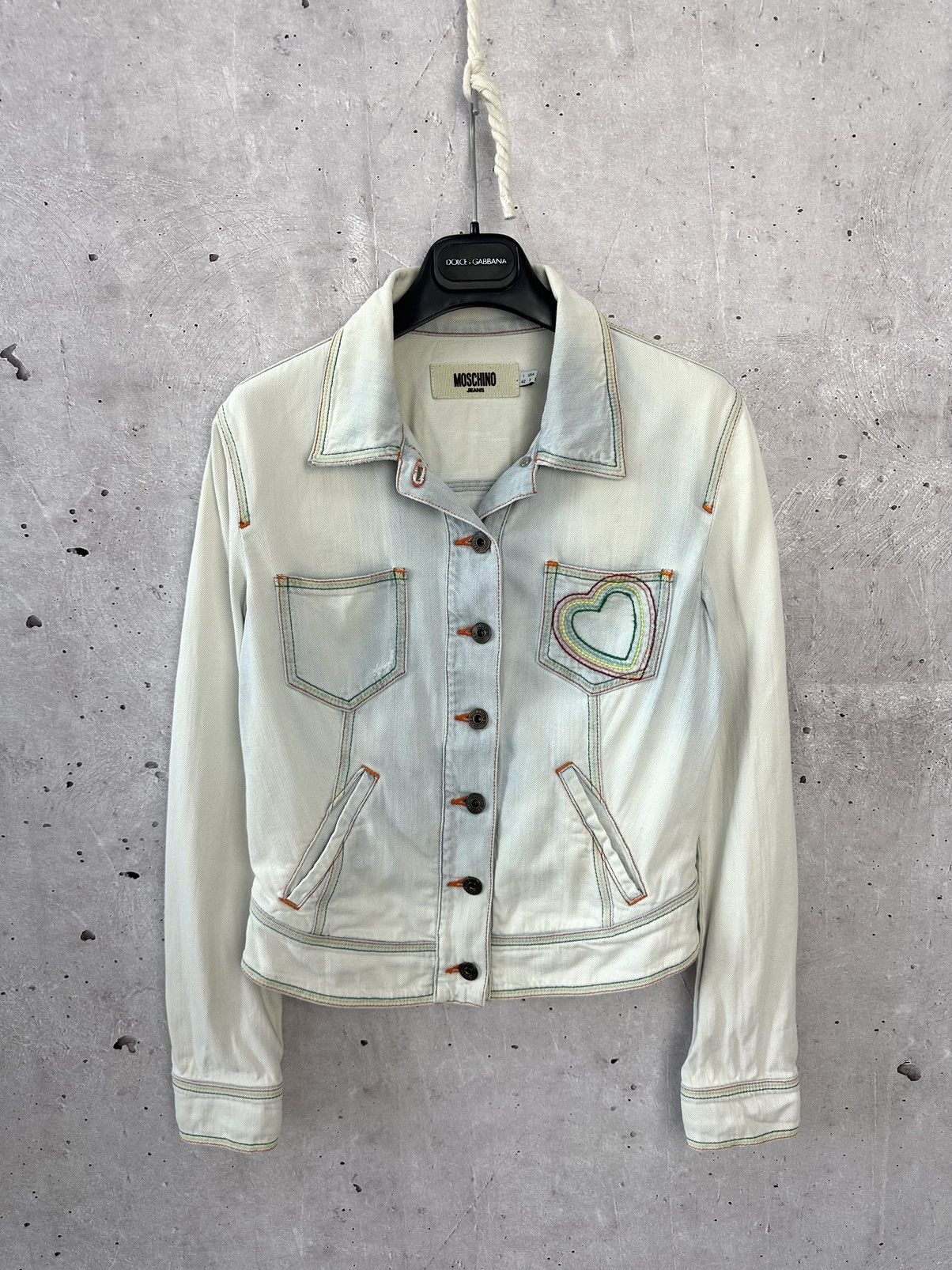 Moschino Vintage Moschino Jeans Blue Denim Blazer Jacket Size M / US 6-8 / IT 42-44 - 1 Thumbnail