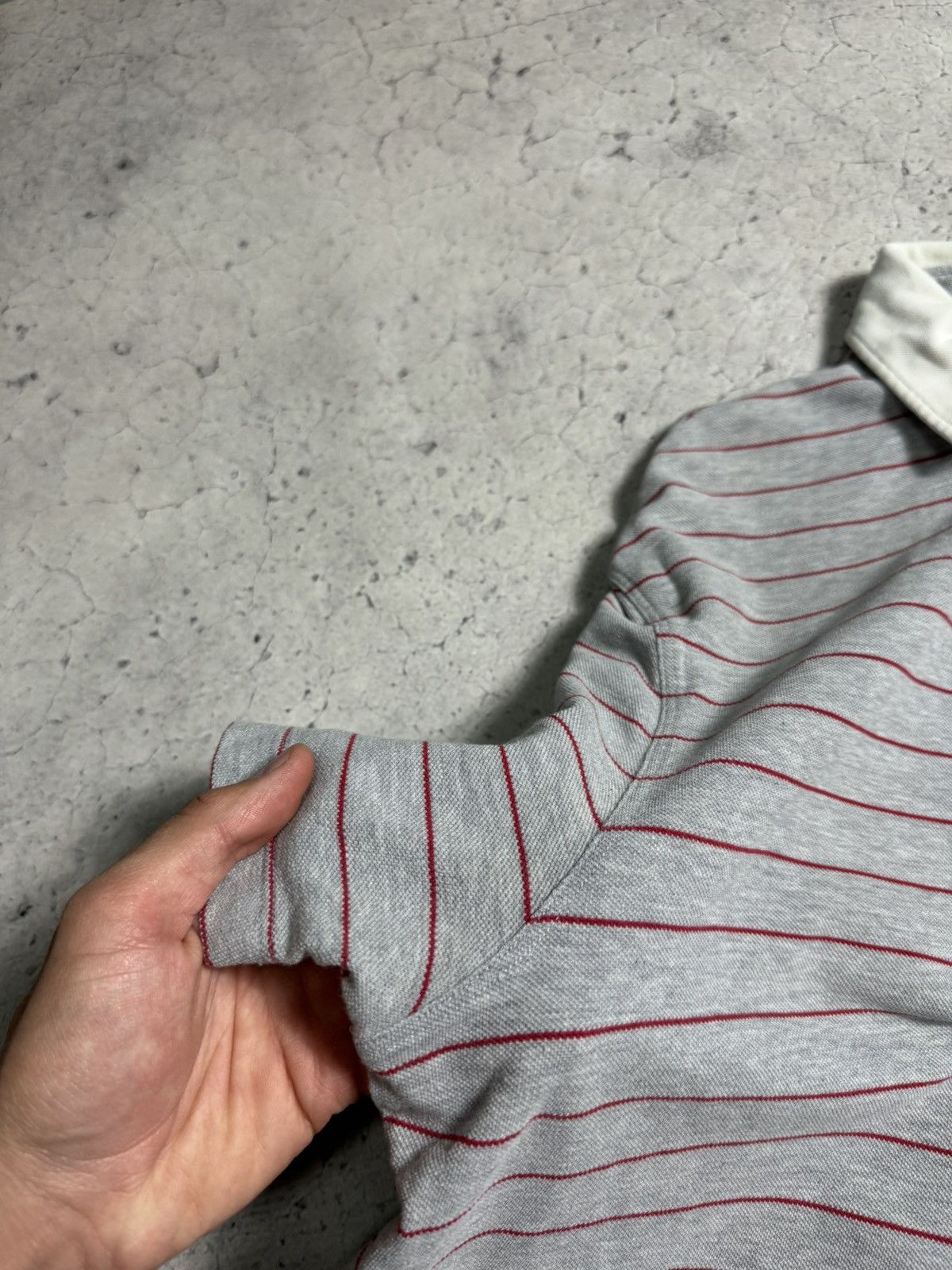 Brunello Cucinelli Brunello Cucinelli Striped Luxury Polo Shirt Size US M / EU 48-50 / 2 - 11 Thumbnail