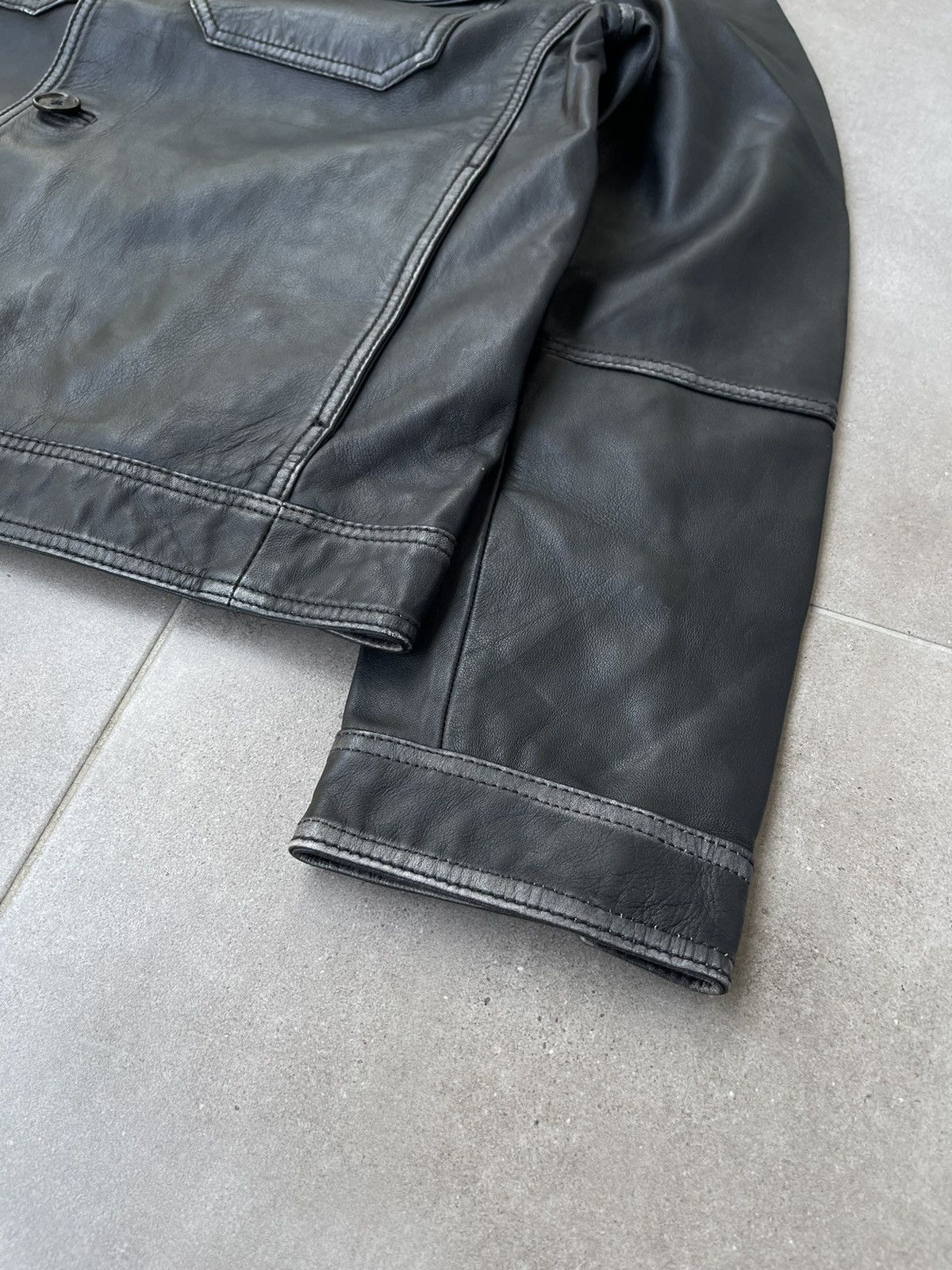Zadig & Voltaire !DS! SS23 Zadig & Voltaire Lasso Dyed Leather Jacket Size US M / EU 48-50 / 2 - 14 Thumbnail