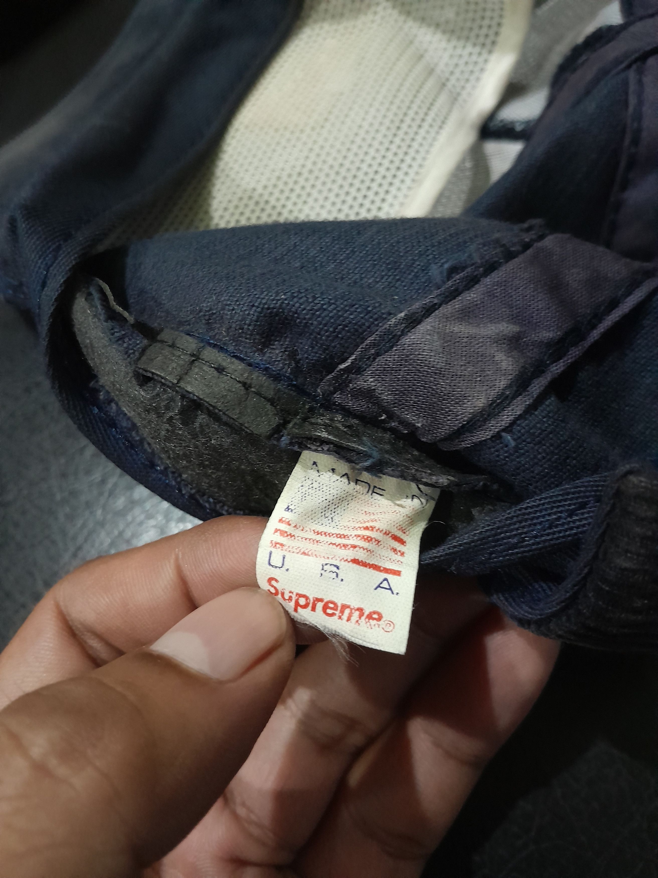 Supreme corduroy 5 panel snapback