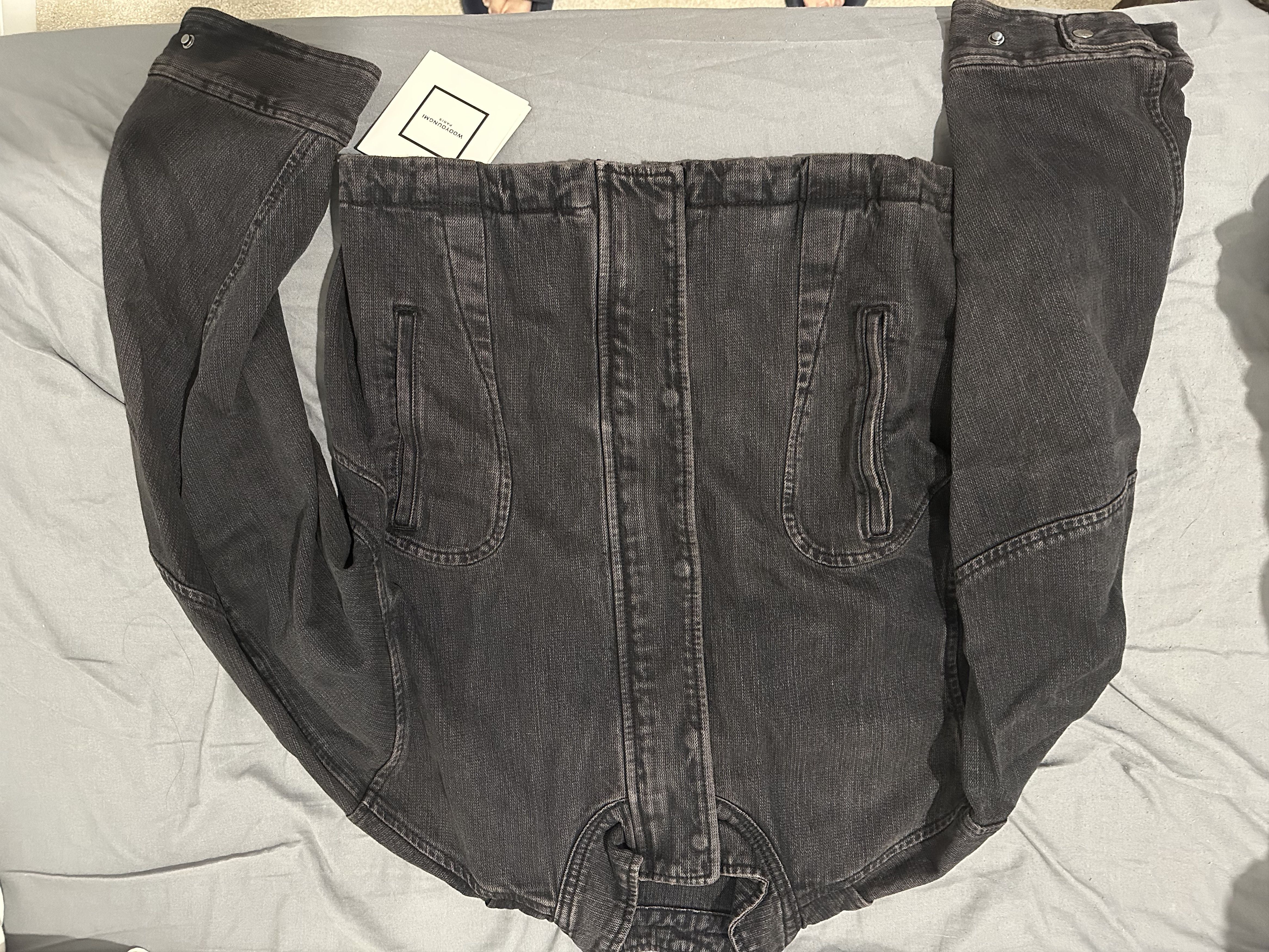Wooyoungmi Wooyoungmi Black Denim Jacket Size XS / US 0-2 / IT 36-38 - 4 Thumbnail