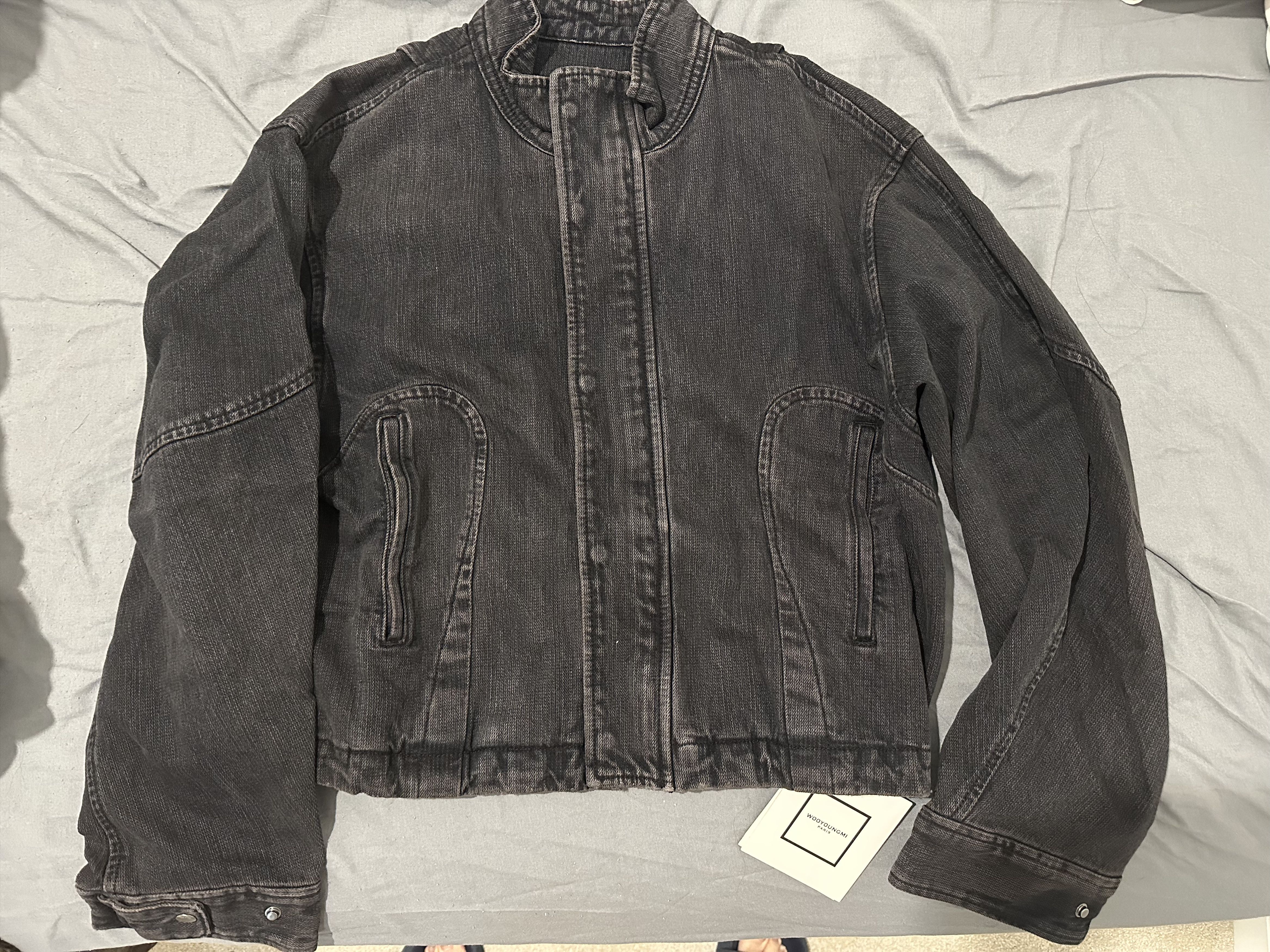 Wooyoungmi Wooyoungmi Black Denim Jacket Size XS / US 0-2 / IT 36-38 - 8 Thumbnail