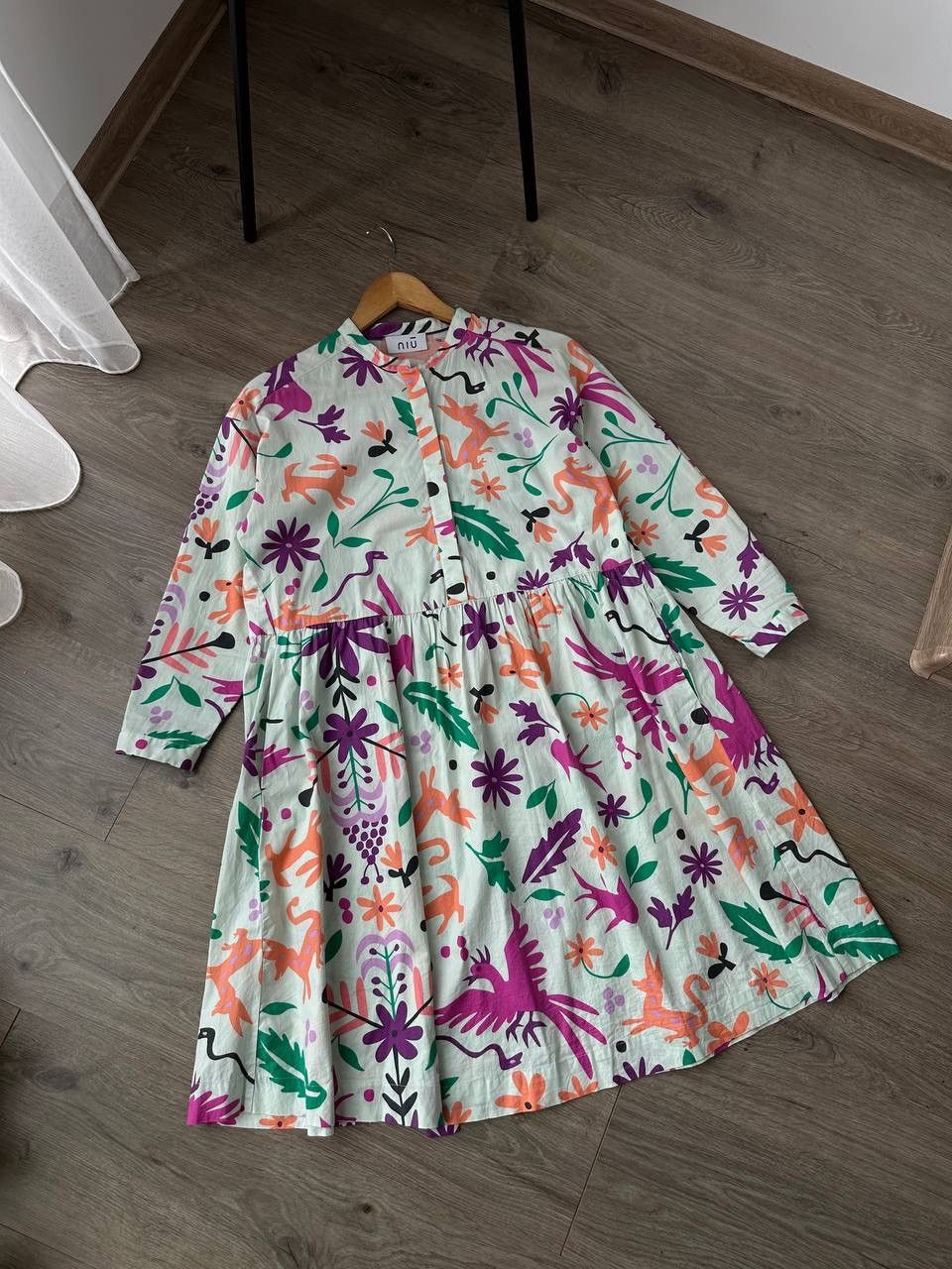 Japanese Brand × Vintage Vintage Japanese NIU Flavours Womesn Dress Size M / US 6-8 / IT 42-44 - 10 Thumbnail