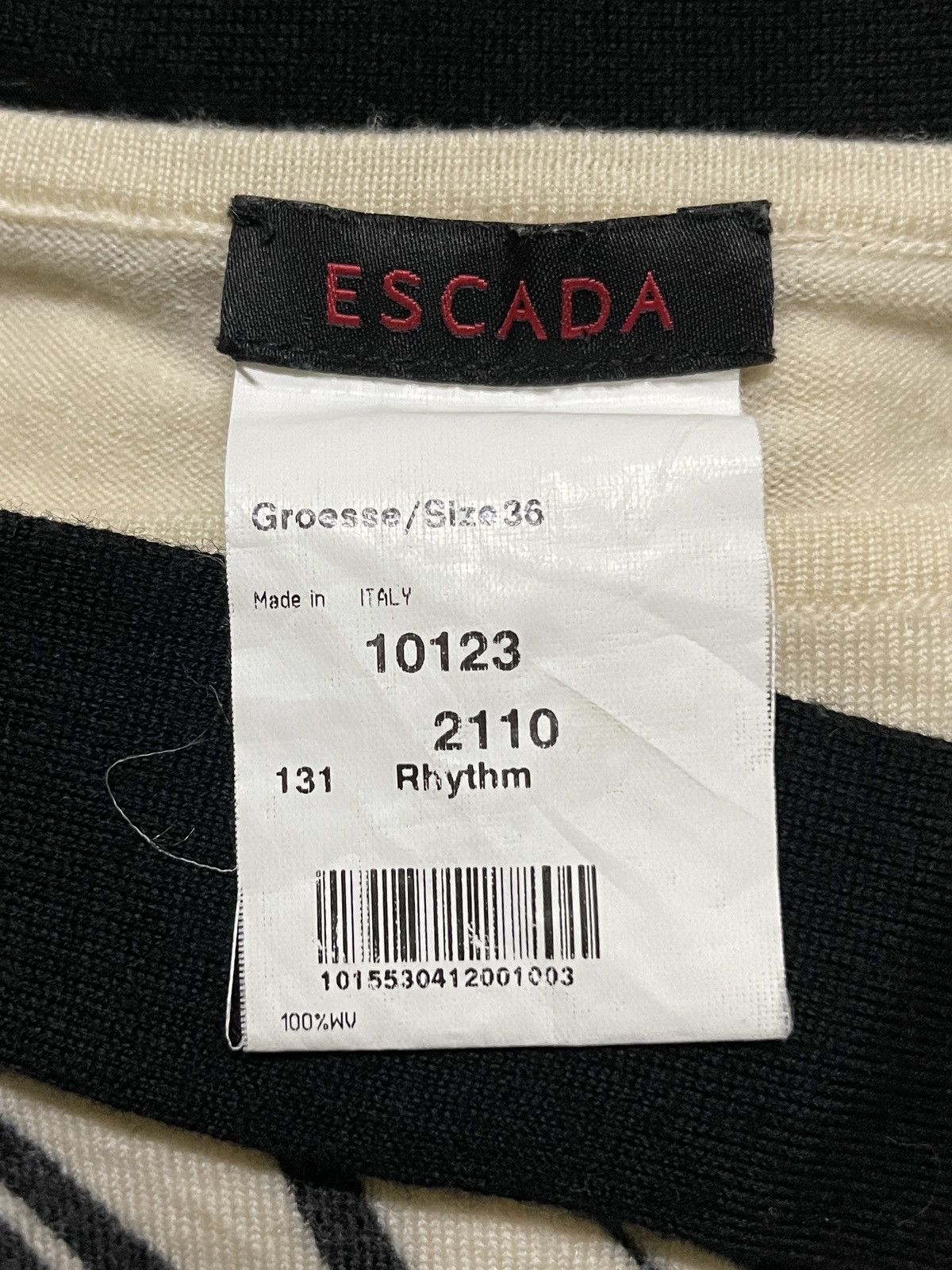 Escada Escada Wool T Shirt Size XS / US 0-2 / IT 36-38 - 12 Thumbnail