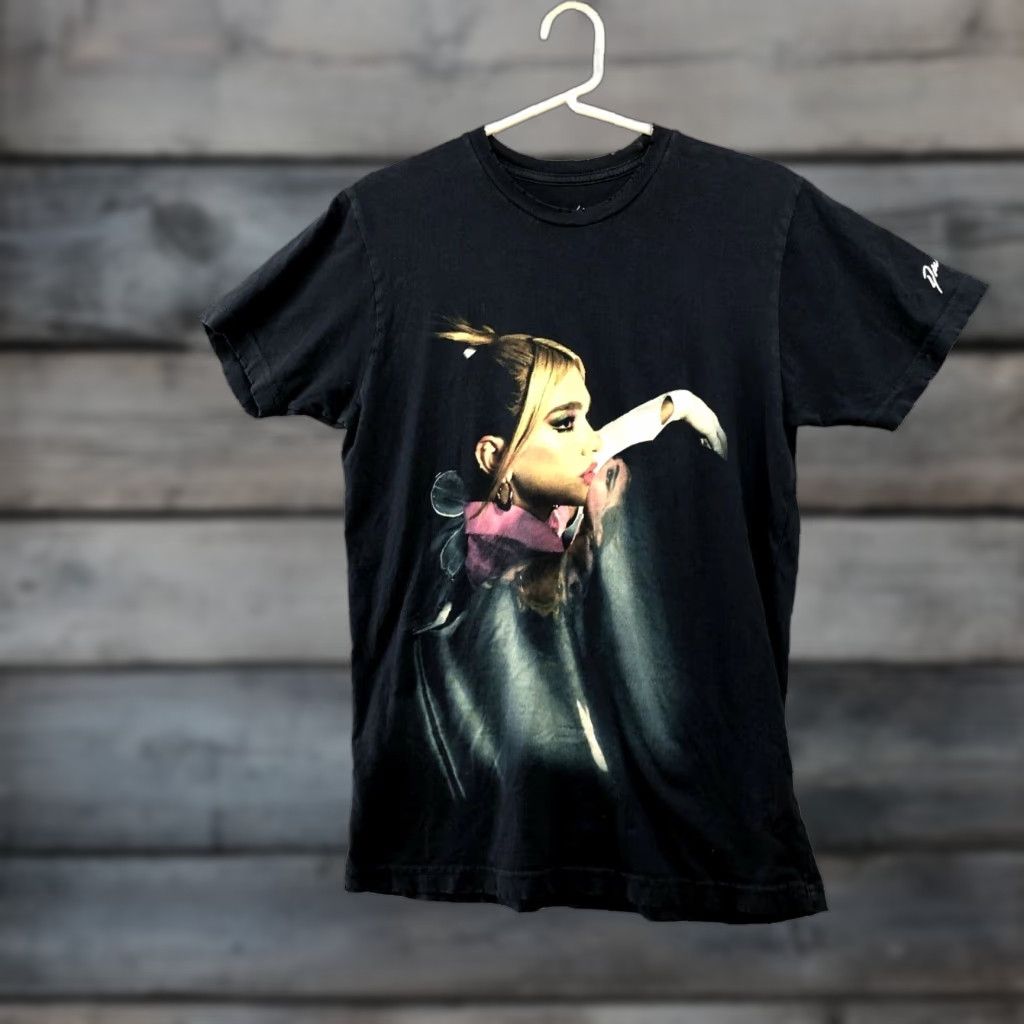 Vintage VINTAGE Dua Lipa Future Nostalgia Official Cotton T-Shirt Womens Small Black Music Casual Short Sleeve Size S / US 4 / IT 40 - 1 Thumbnail