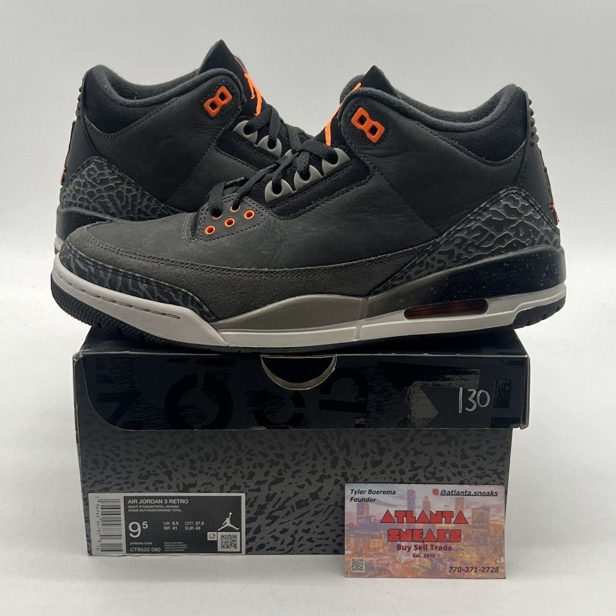 Jordan Brand Air Jordan 3 fear Size US 9.5 / EU 42-43 - 1 Thumbnail