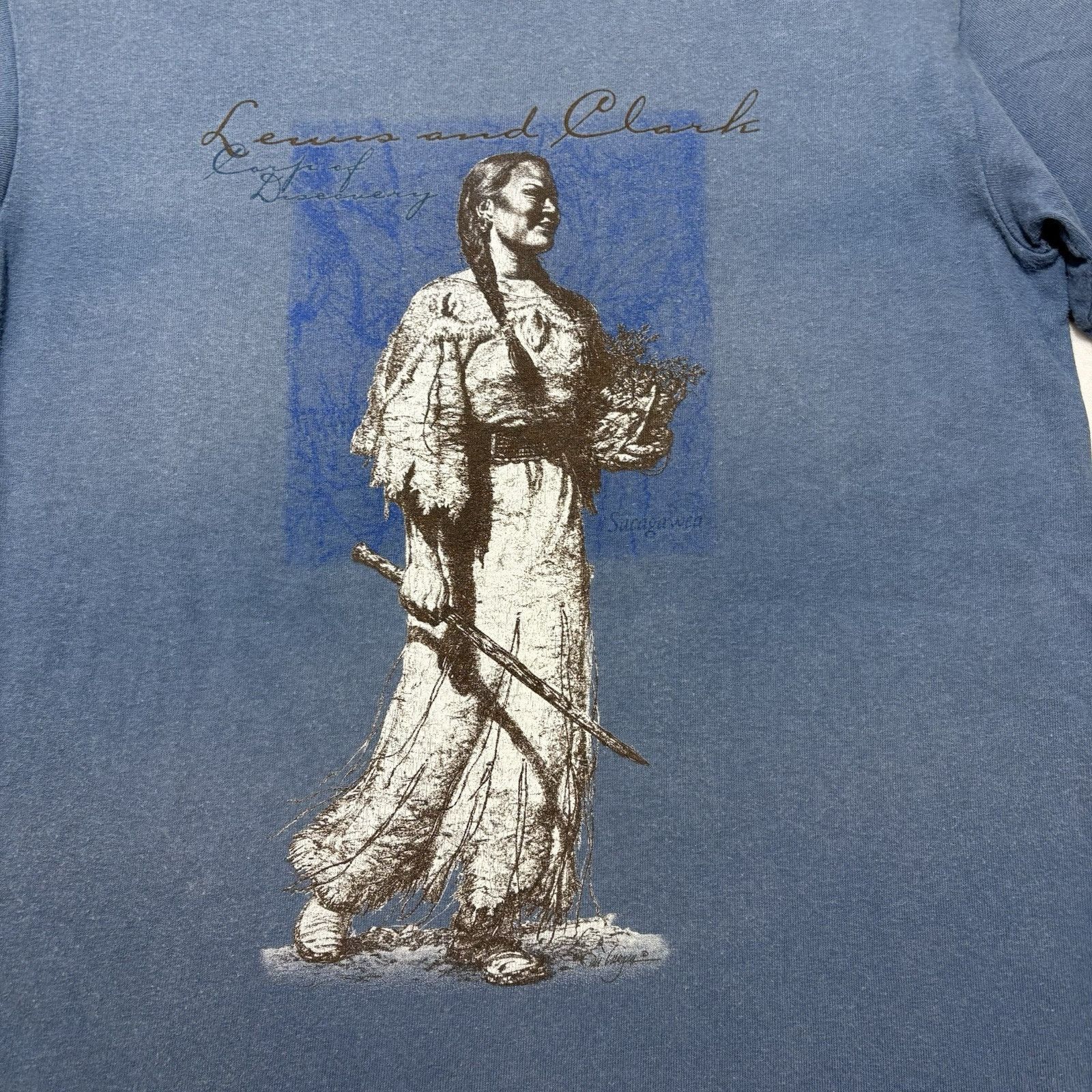 Other Vintage Michael Haynes Small Lewis & Clark Sacagawea T Shirt Size US S / EU 44-46 / 1 - 2 Thumbnail