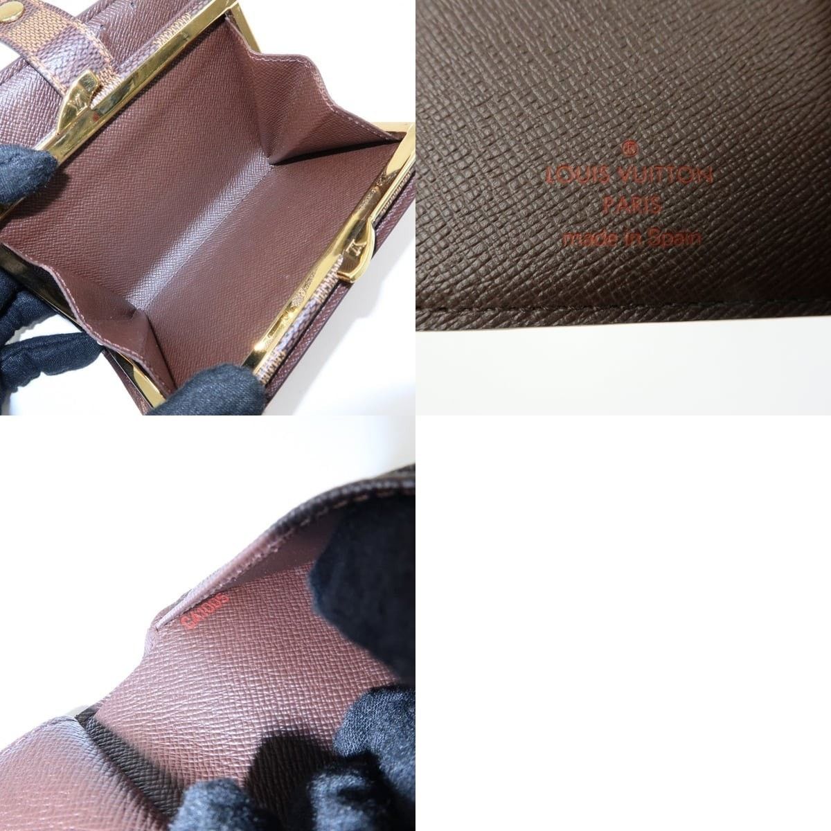 Louis Vuitton Louis Vuitton Ebene Porte Monnaie Billets Viennois Wallet Size ONE SIZE - 7 Thumbnail